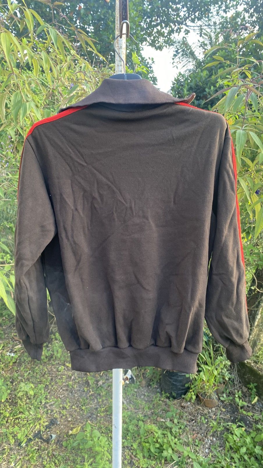 Vintage 1970s ASV East German (NVA) quarter-zip track sweater. Size US M / EU 48-50 / 2 - 2 Thumbnail