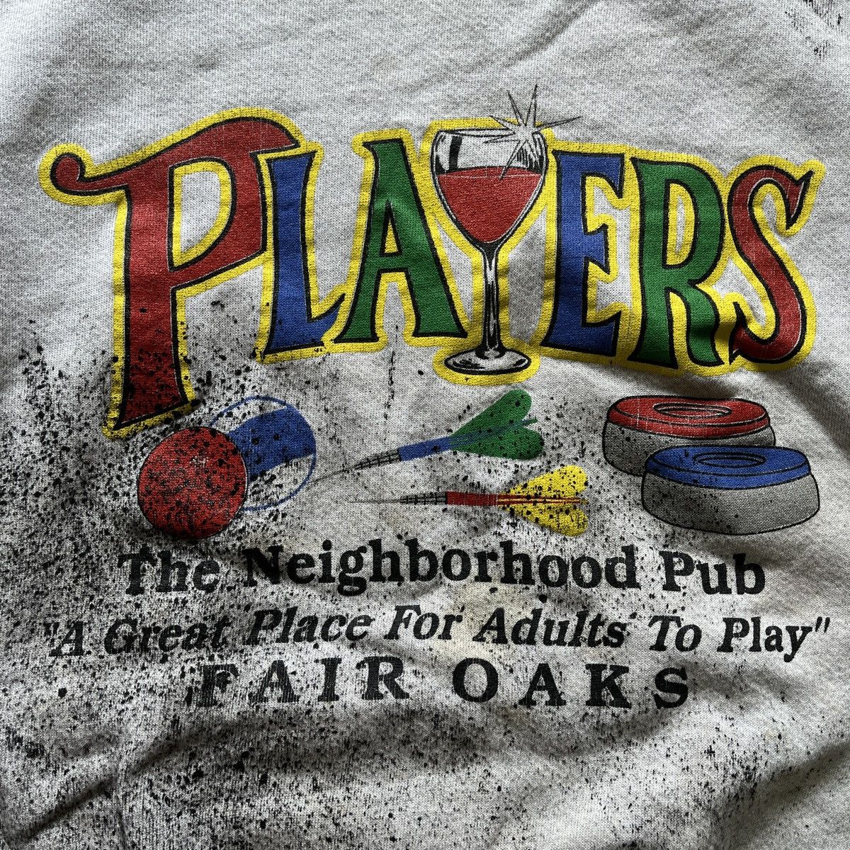 Lee Vintage 80s Dirty Lee Hoodie Players The Neighorhood Pub Size US XXL / EU 58 / 5 - 13 Thumbnail