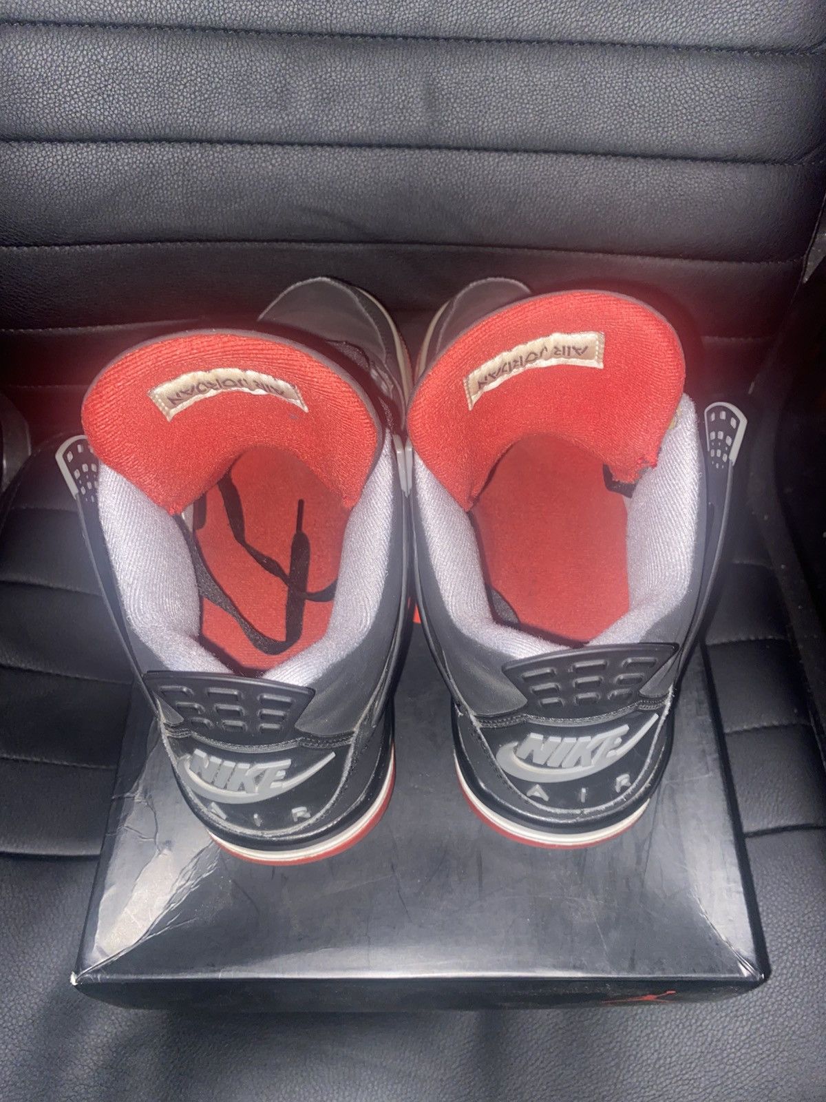 Jordan Brand × Nike Jordan 4 retro bred 2019 Size US 7.5 / EU 40-41 - 7 Thumbnail