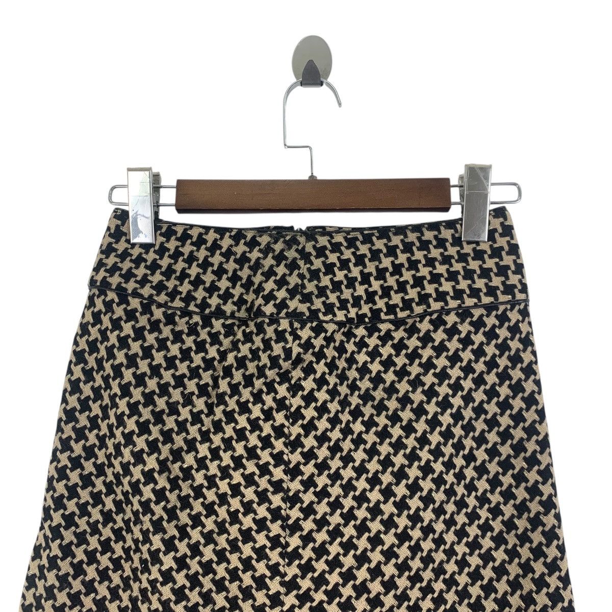 Vintage Vintage U.D.C Made In Japan Wool Midi Skirts Size 26" / US 2 / IT 38 - 3 Thumbnail