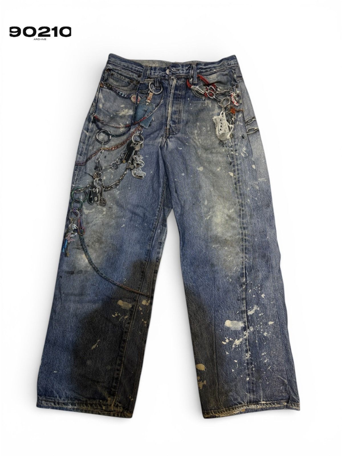 Acne Studios SS24 Acne Studios 1981M Keychain Graphic Jeans! | Grailed