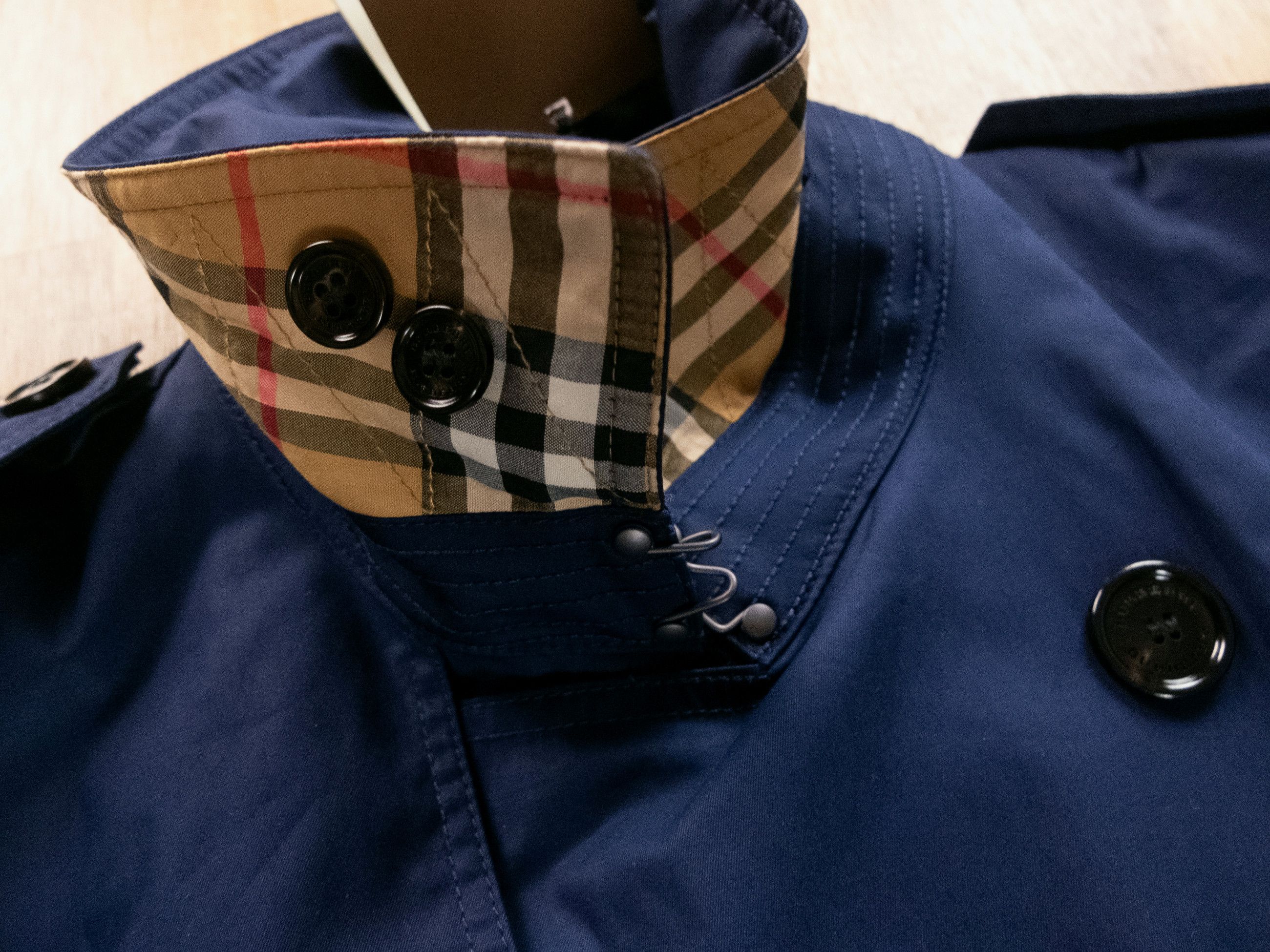Burberry BURBERRY Britton navy blue cotton trench coat Large Size US L / EU 52-54 / 3 - 8 Thumbnail