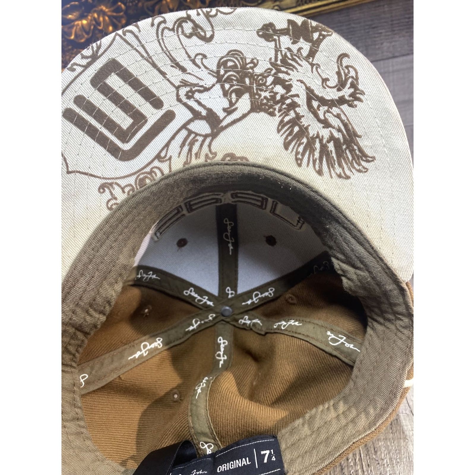 Sean John Sean John Fitted Hat 7 1/4 Baseball Cap Men Brown 7 1/4 Fitted Hat Size ONE SIZE - 2 Thumbnail