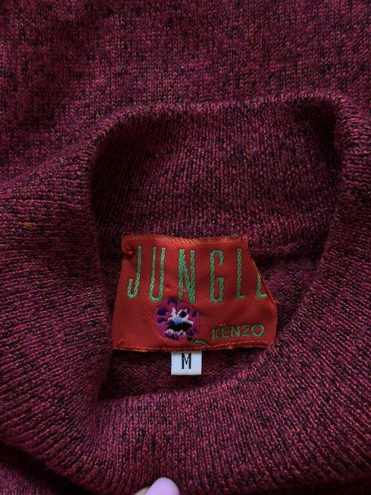 Kenzo Kenzo Jungle 1990s vintage archive wool blend sweater Size M / US 6-8 / IT 42-44 - 3 Thumbnail