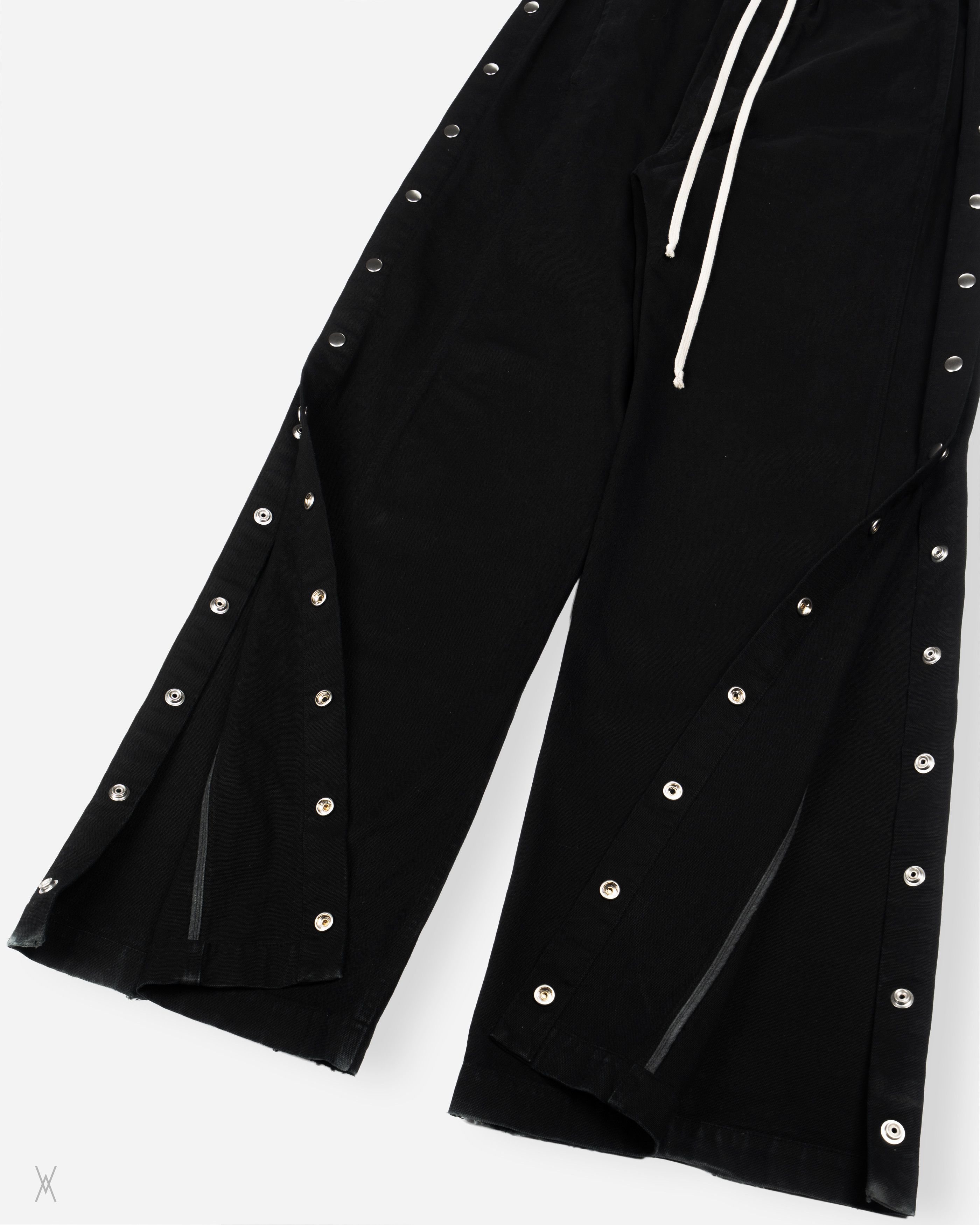 Rick Owens Drkshdw Rick Owens DRKSHDW Heavy Pushers in Black Denim Size US 32 / EU 48 - 2 Thumbnail