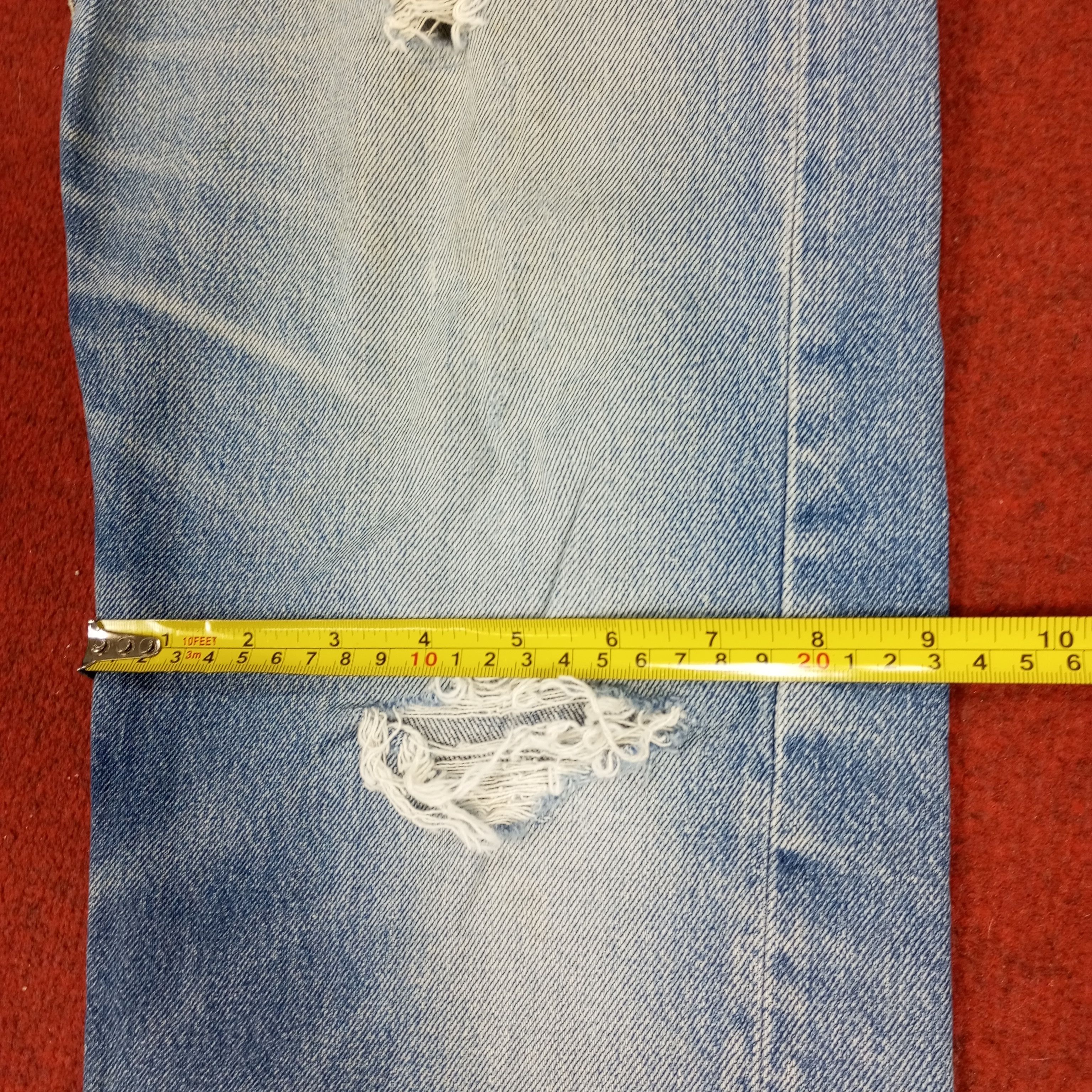 Levi's × Vintage Levis 501 Streetwear Style Distressed Jeans Size US 31 - 10 Thumbnail