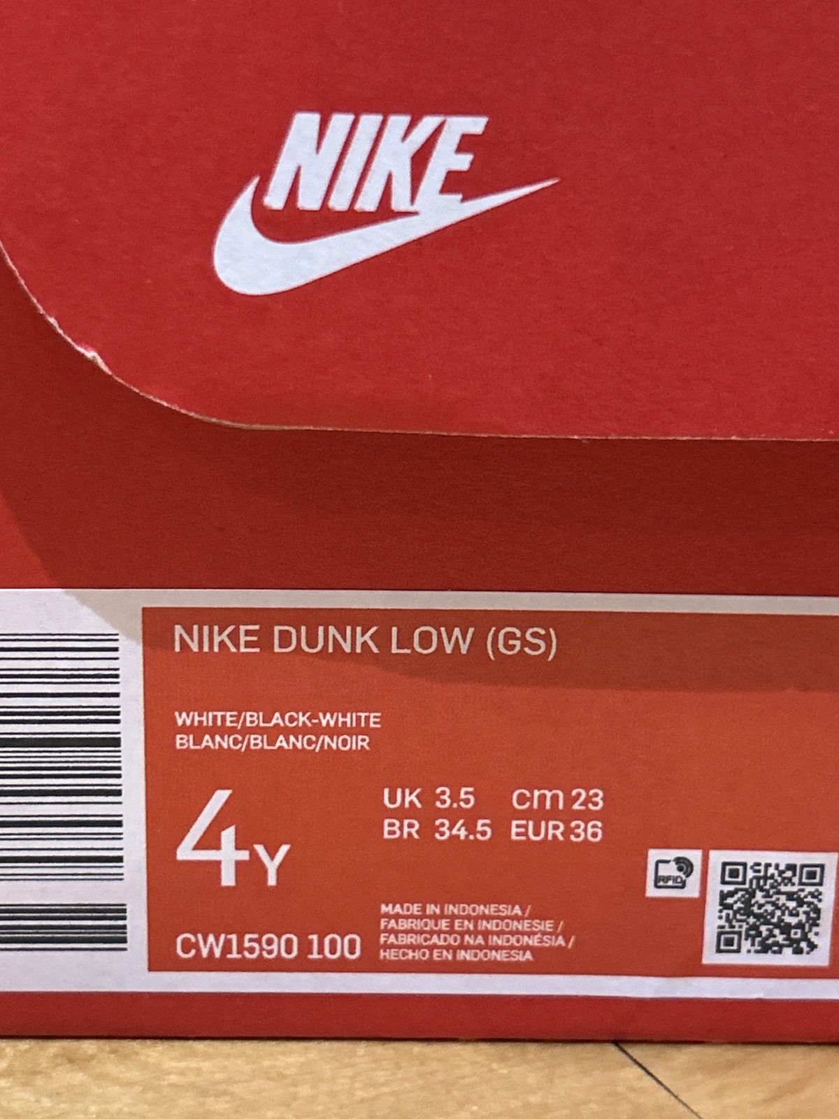 Nike Nike Dunk Low (GS) Size US 4 / IT 34 - 6 Thumbnail