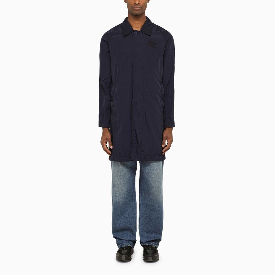 image of Burberry O1D2Blof0224 Coat In Blue, Men's (Size Medium)