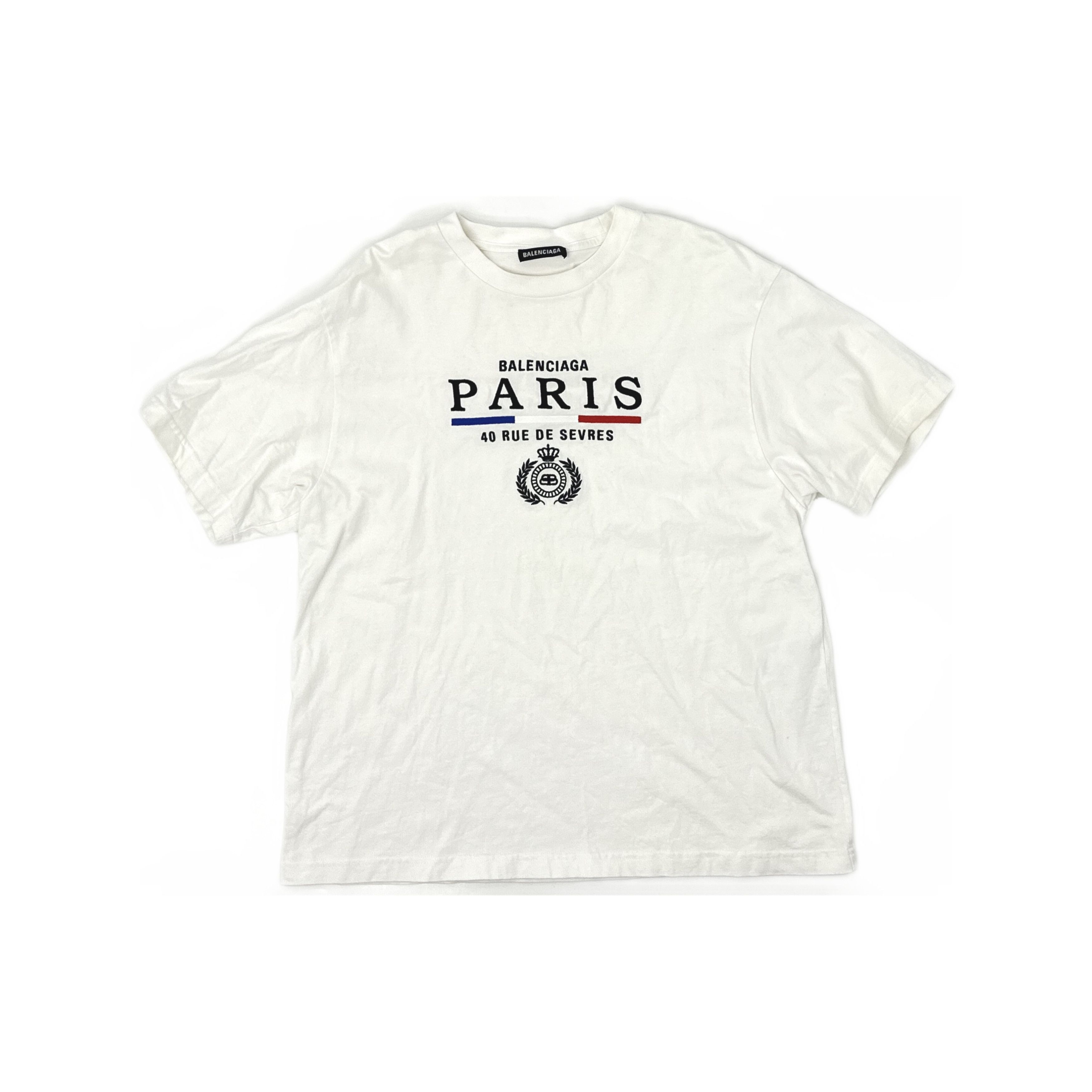 Balenciaga Balenciaga Paris Rue de Sevres T-Shirt Size M Size US M / EU 48-50 / 2 - 1 Thumbnail
