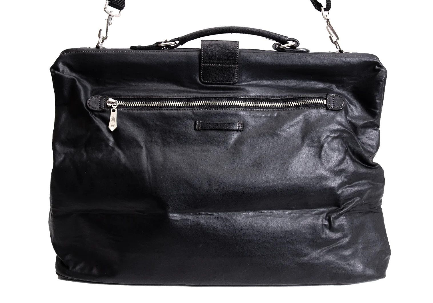 Jean Paul Gaultier Coated Doctor Bag with Frame in Black Size ONE SIZE - 5 Thumbnail