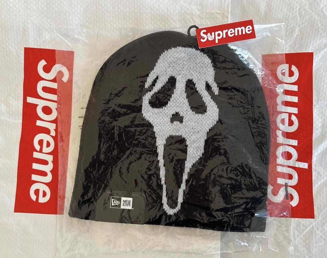 New Era × Supreme New Era GhostFace Beanie Size ONE SIZE - 4 Thumbnail