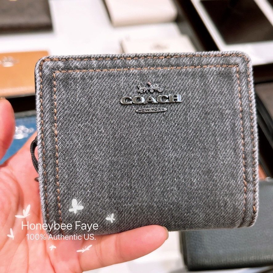 Coach Snap Wallet CAP07 Washed Grey Size ONE SIZE - 1 Thumbnail