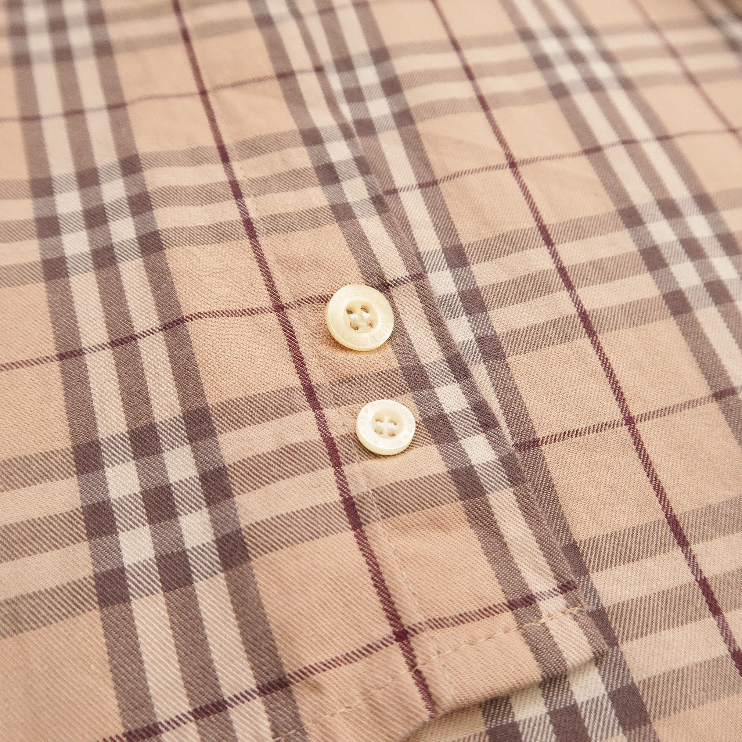 Burberry Burberry London Nova Check Cream Old Money Shirt Rare Size US L / EU 52-54 / 3 - 12 Thumbnail