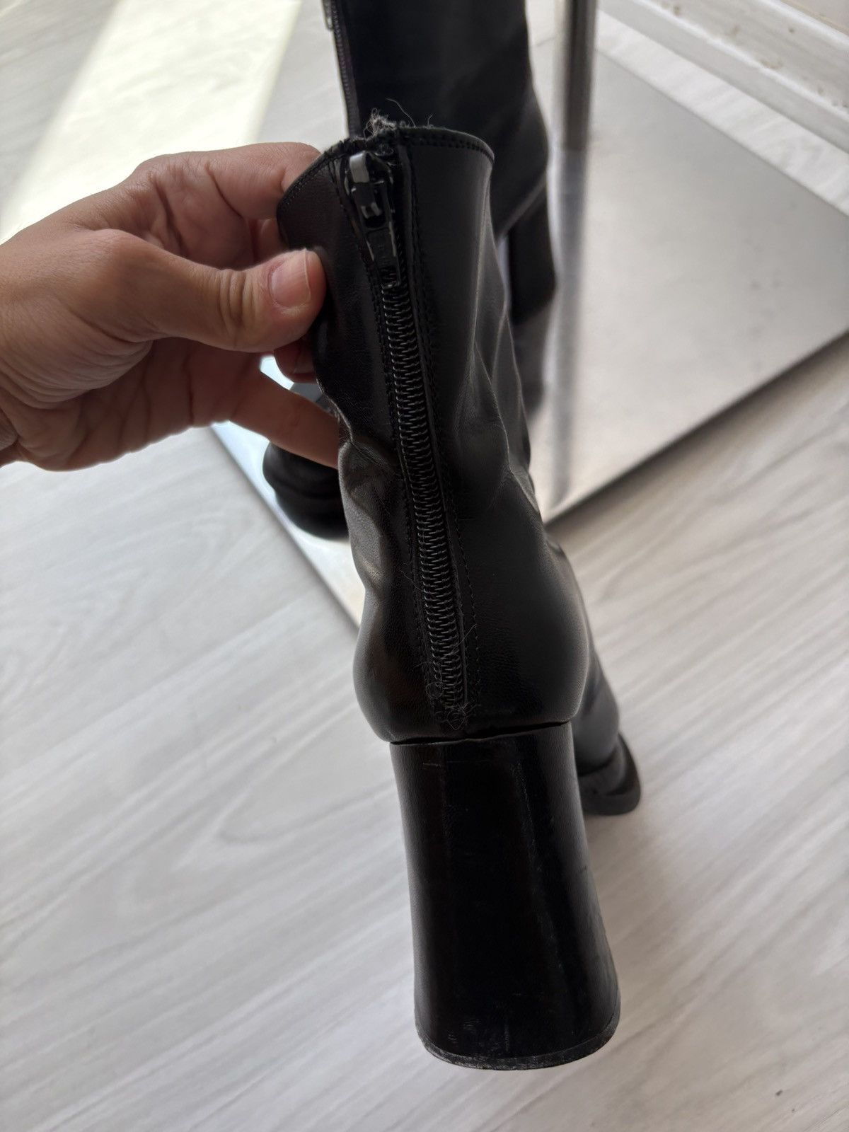 Vintage İtalian leather boots Size US 6 / IT 36 - 8 Thumbnail