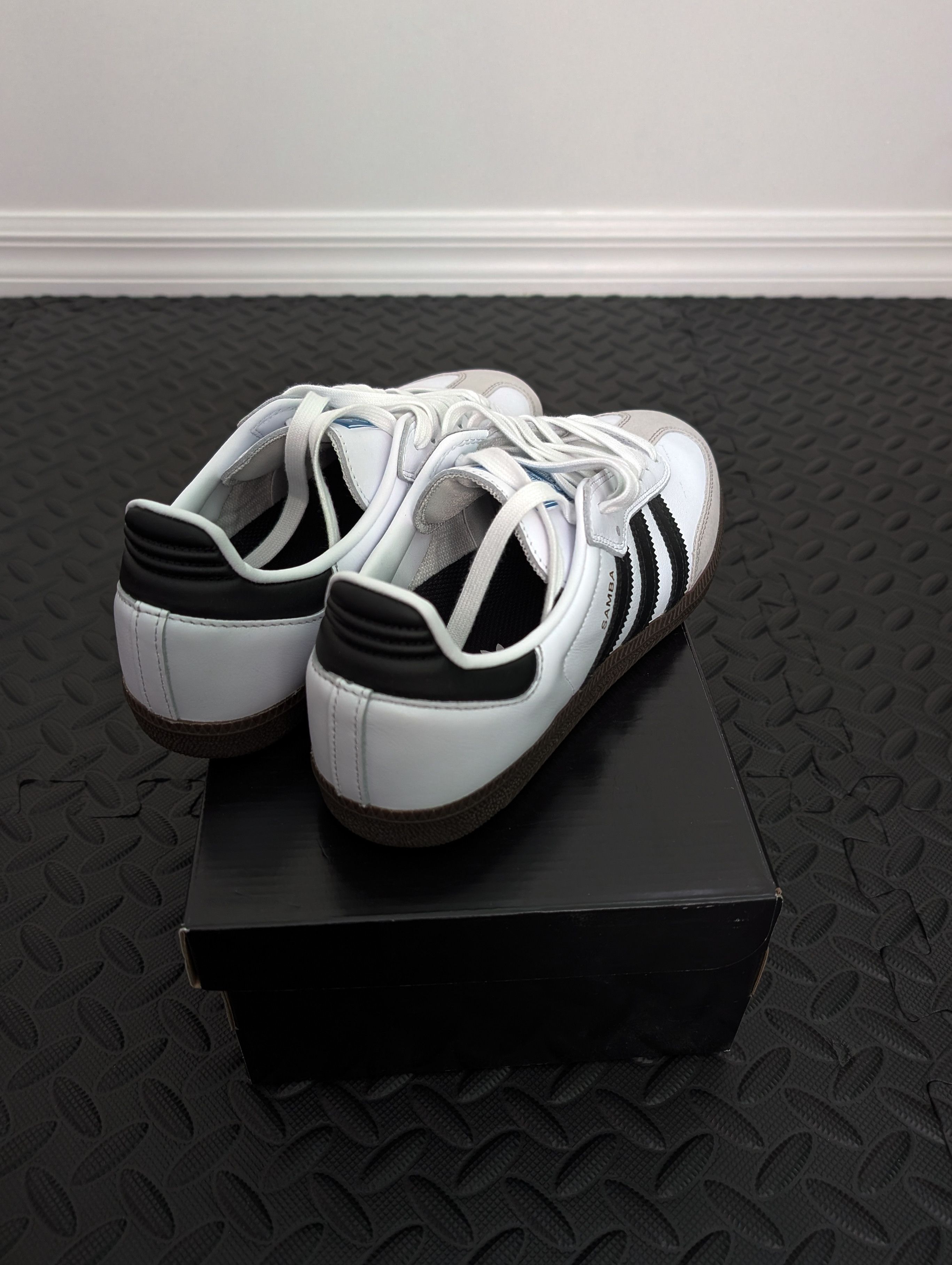 Adidas Samba ADV Shoes - Cloud White / Core Black / Gum Size US 8.5 / EU 41-42 - 2 Thumbnail
