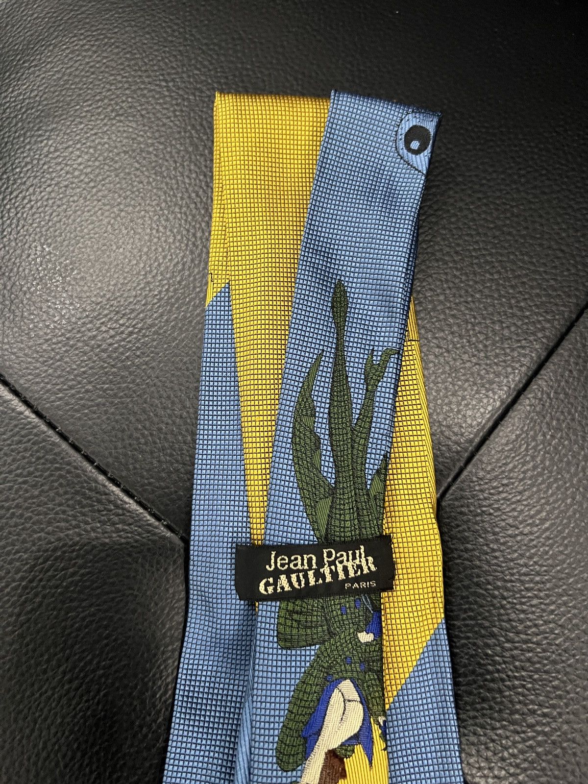 Jean Paul Gaultier Jean Paul Gaultier 90s, Lady's Long Braid, Cigar Bulldog Tie Size ONE SIZE - 7 Thumbnail