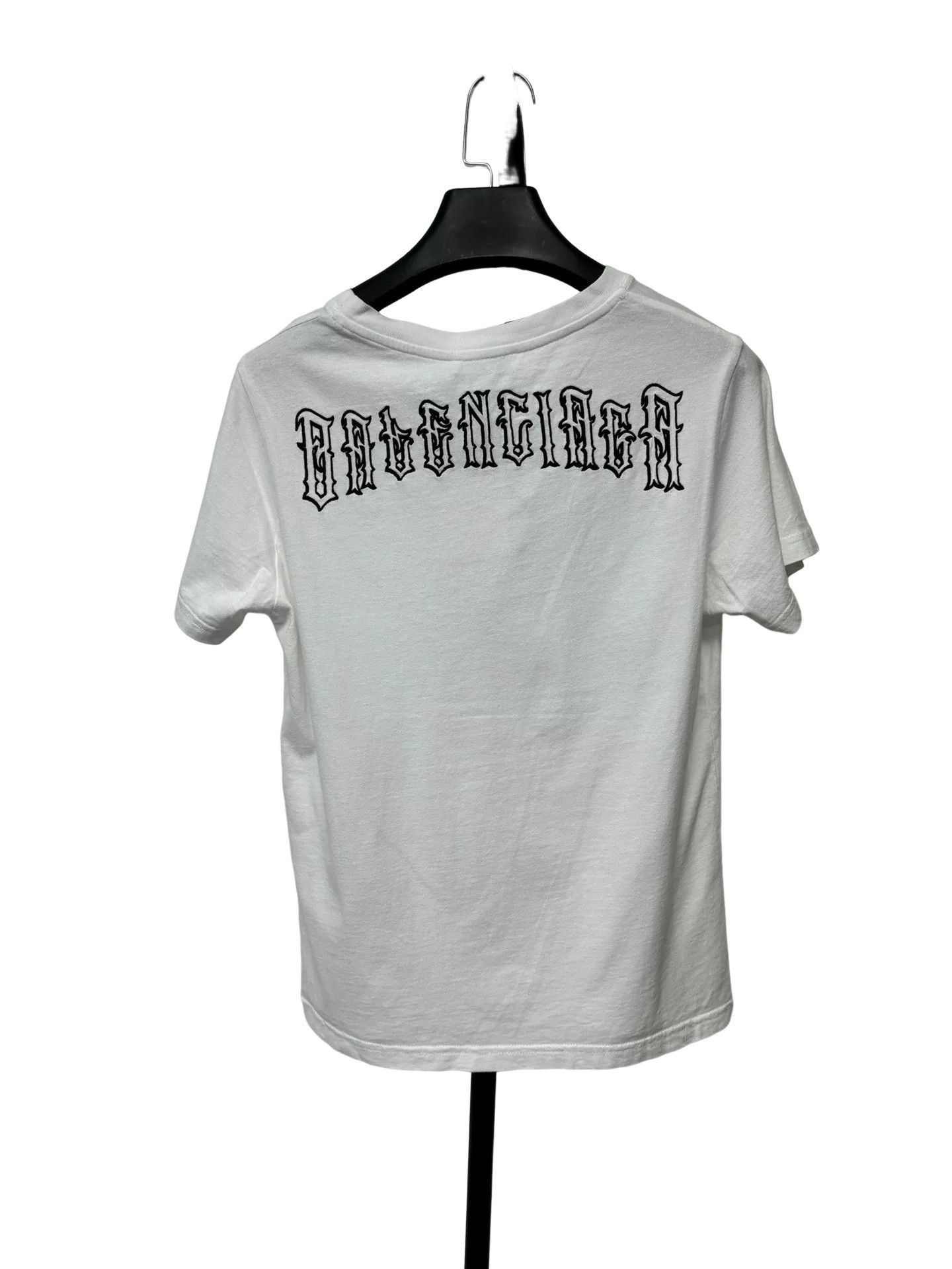 Balenciaga Balenciaga Gothic Logo T-Shirt Size M Size US M / EU 48-50 / 2 - 1 Thumbnail