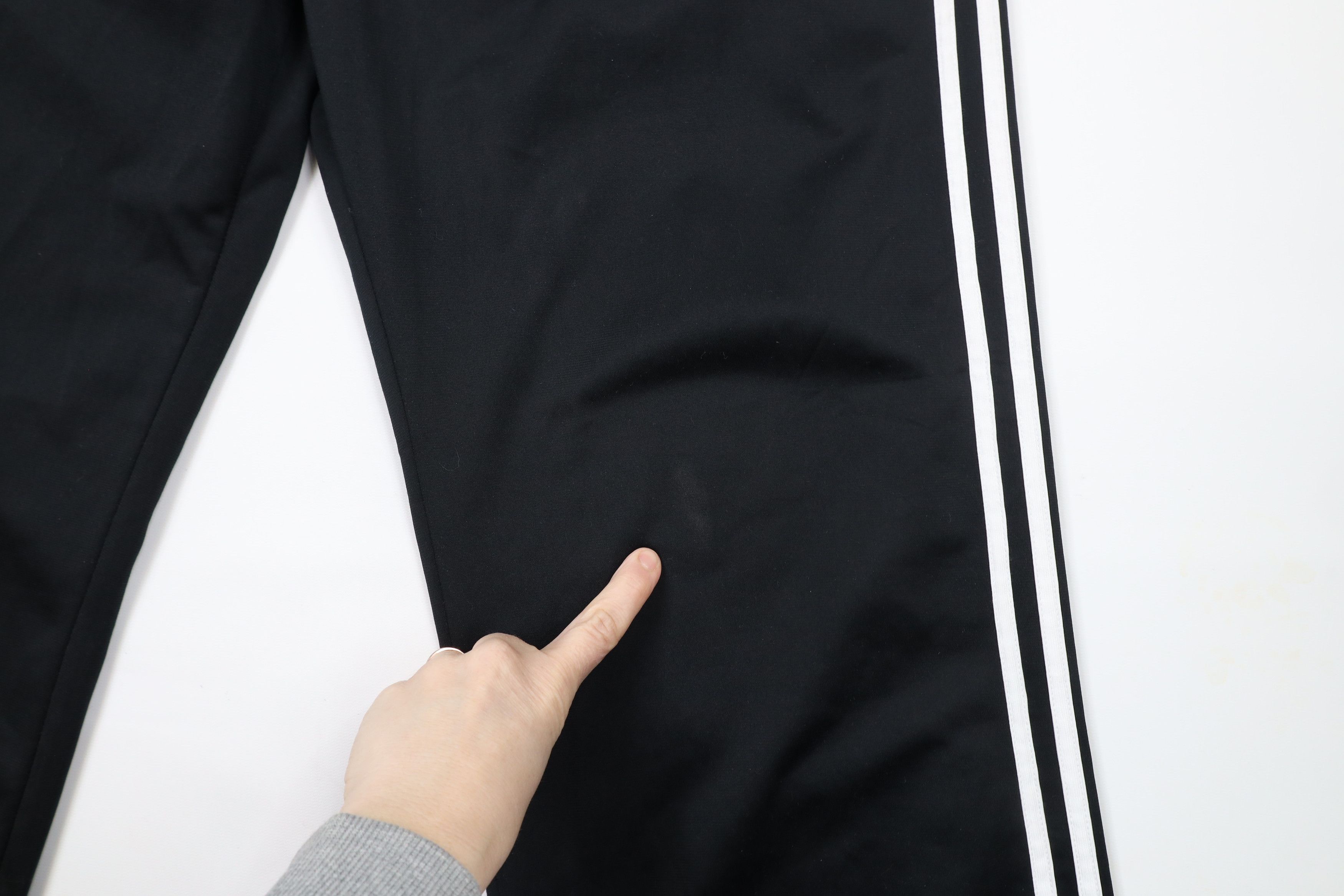 Adidas × Vintage Vintage Y2K Adidas Striped Wide Leg Sweatpants Pants Black Size 38" / US 16 / IT 52 - 5 Thumbnail