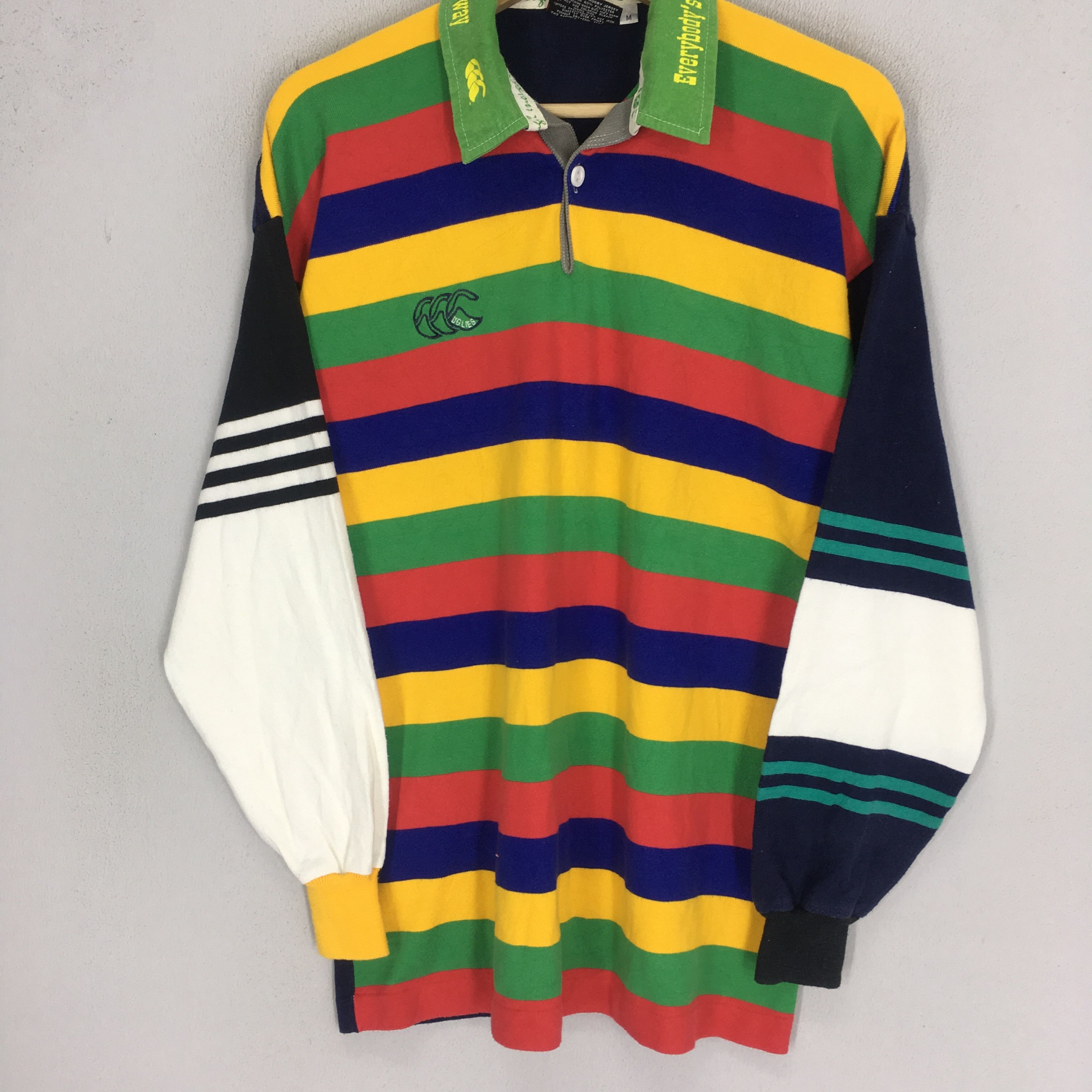Canterbury of New Zealand Vintage Canterbury Of New Zealand Striped Polo Rugby Size US M / EU 48-50 / 2 - 5 Thumbnail