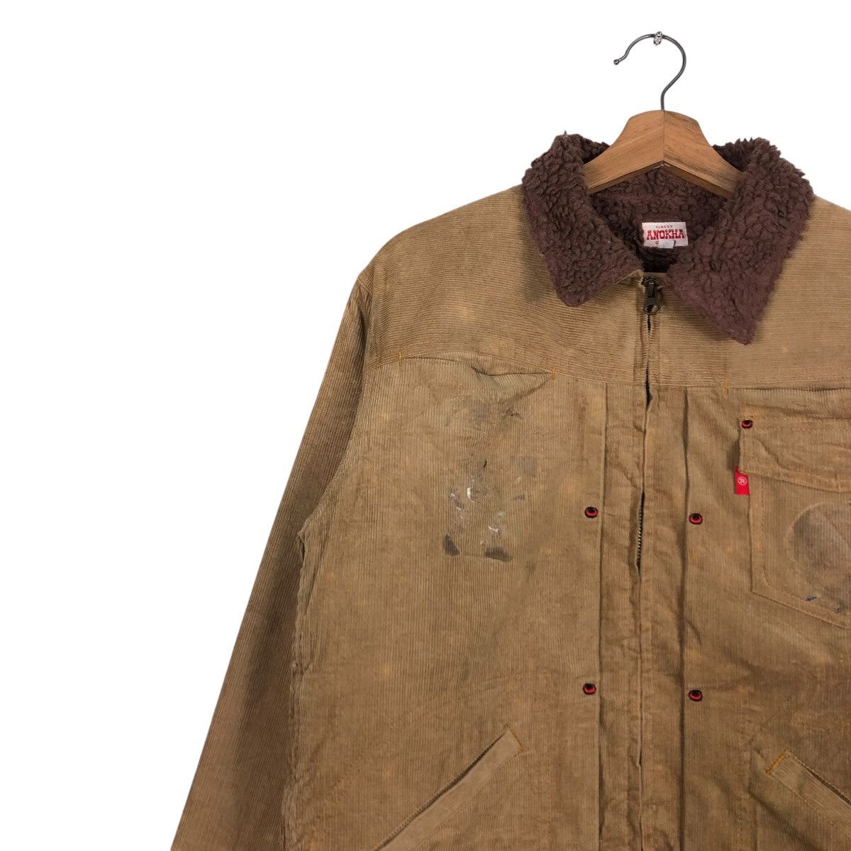Hysteric Glamour 🔥VINTAGE CORDUROY BIKER JACKET ANOKHA SHEARLING BUTTON Size US L / EU 52-54 / 3 - 7 Thumbnail
