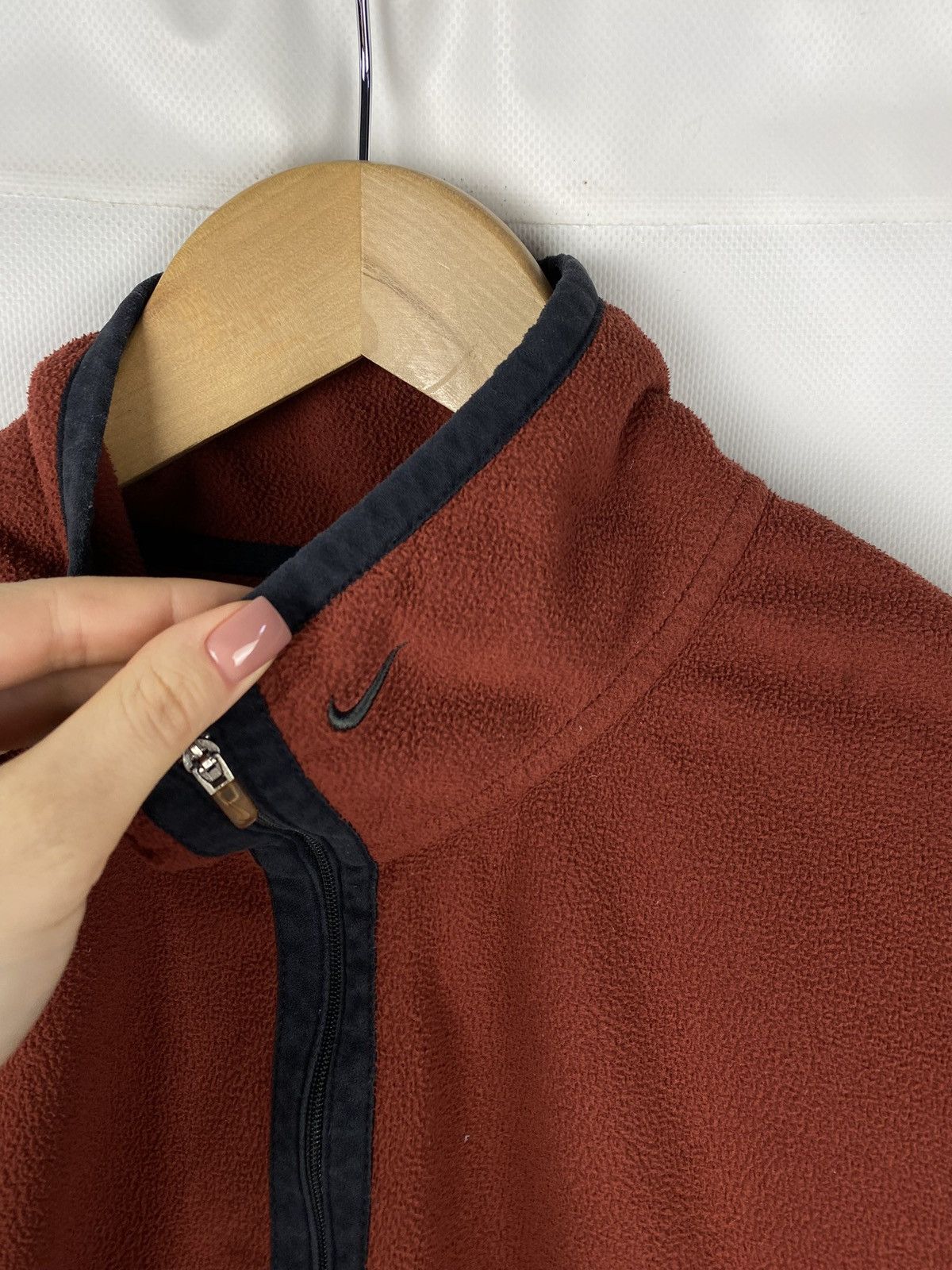 Nike Nike vintage 90s Therma 1/4 zip fleece pullover sweatshirt Size US XL / EU 56 / 4 - 11 Thumbnail
