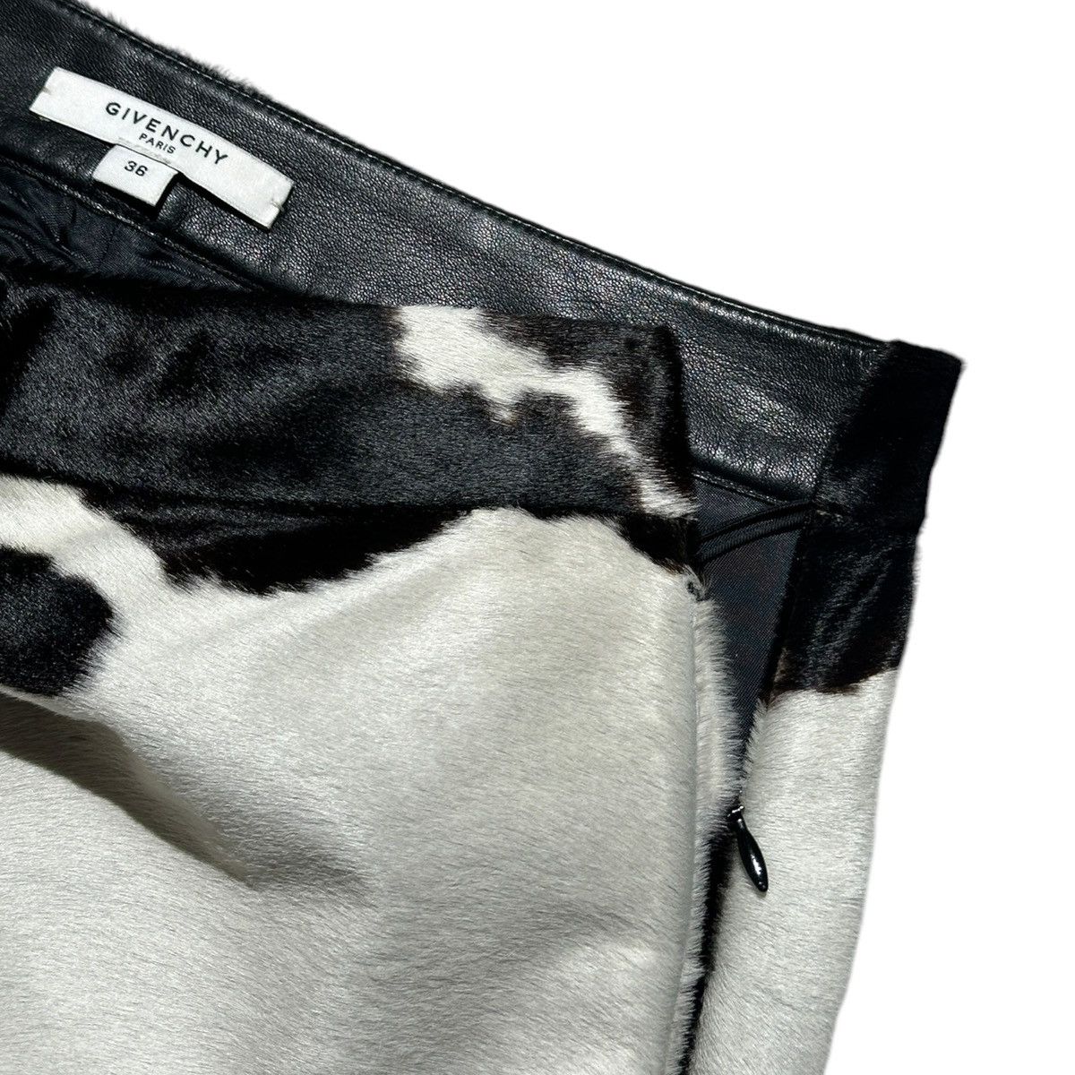 Givenchy Calfskin fur cow print pant Size US 28 / EU 44 - 3 Thumbnail