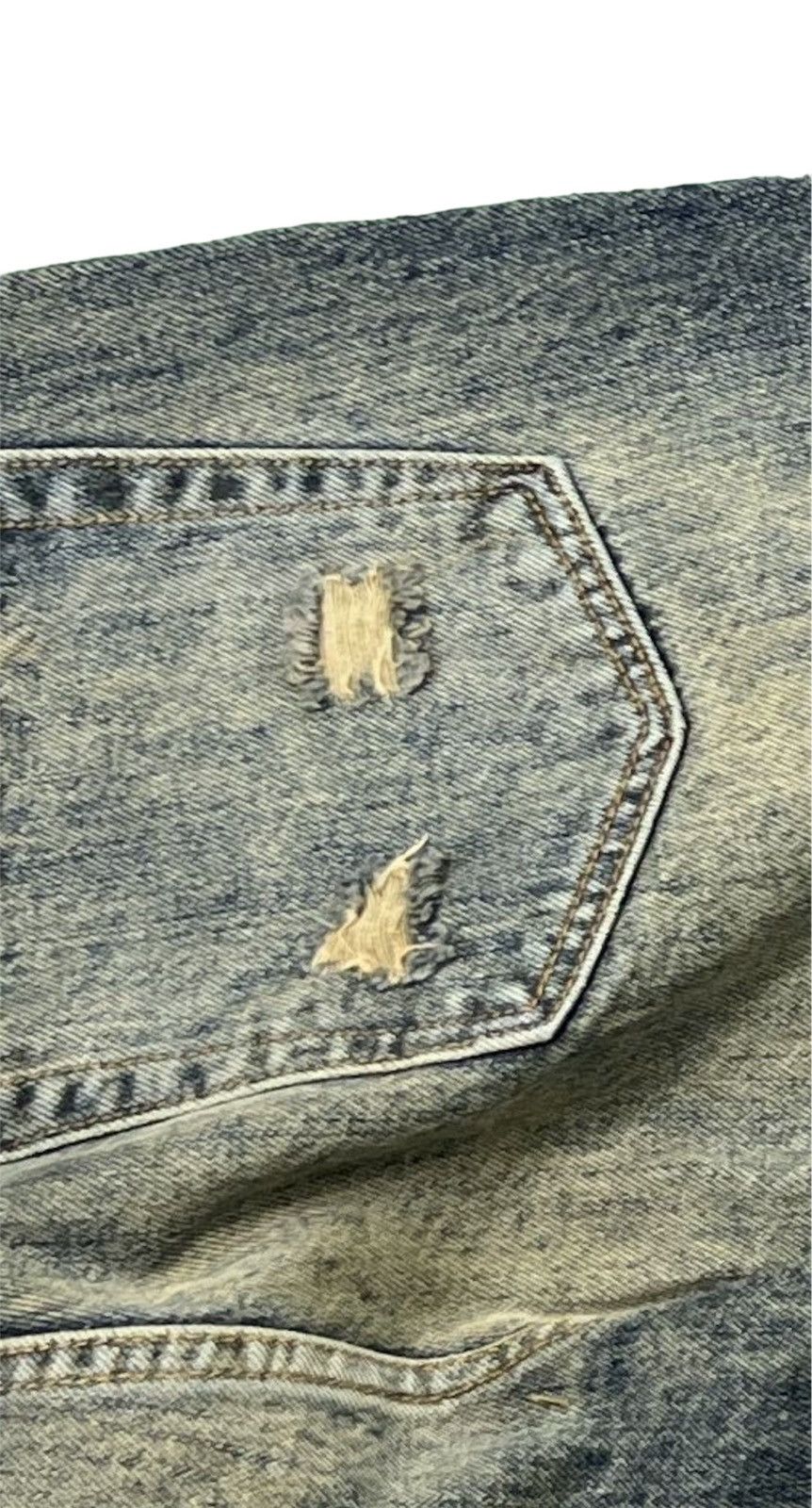 Japanese Brand × Vintage Washed blue Vintage Jeans Size US 32 / EU 48 - 4 Thumbnail