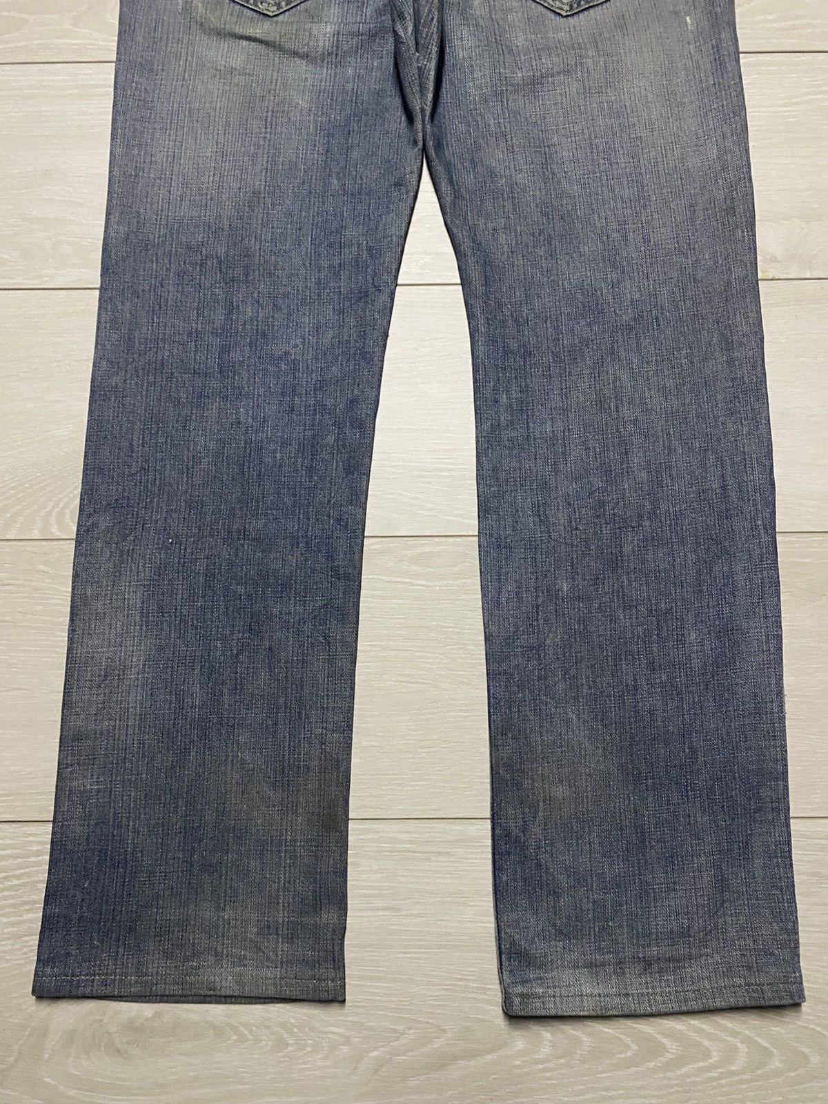 Absolut Joy Vintage Y2K Absolut Joy Mud Wash Distressed Loose Jeans Size US 35 - 6 Thumbnail