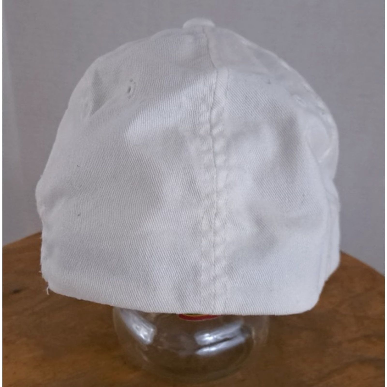 Vintage VINTAGE Easton Sports Fitted Flex Fit Sm/Med White Baseball Cap Unisex Adults Adjustable Cotton White Good clean condition Size ONE SIZE - 4 Thumbnail