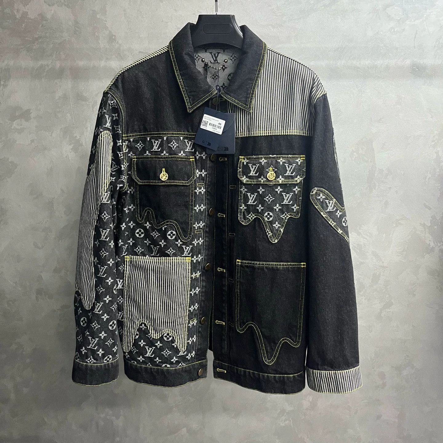 Louis Vuitton Louis Vuitton Denim Black Light Jacket xs Men Size US XS / EU 42 / 0 - 1 Thumbnail