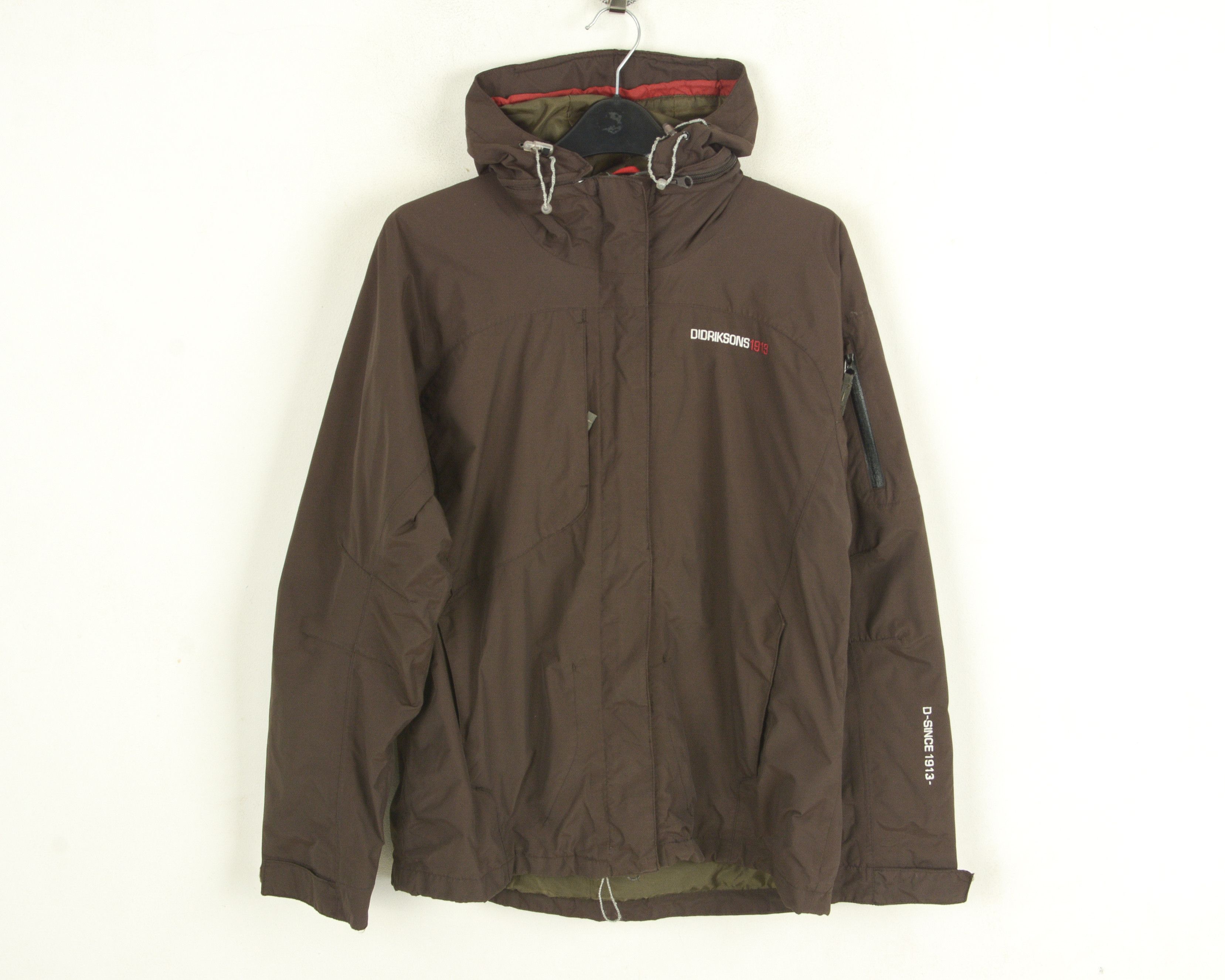 Designer × Other Didriksons Women S Hooded Parka Jacket Coat Windbreaker Size S / US 4 / IT 40 - 1 Thumbnail