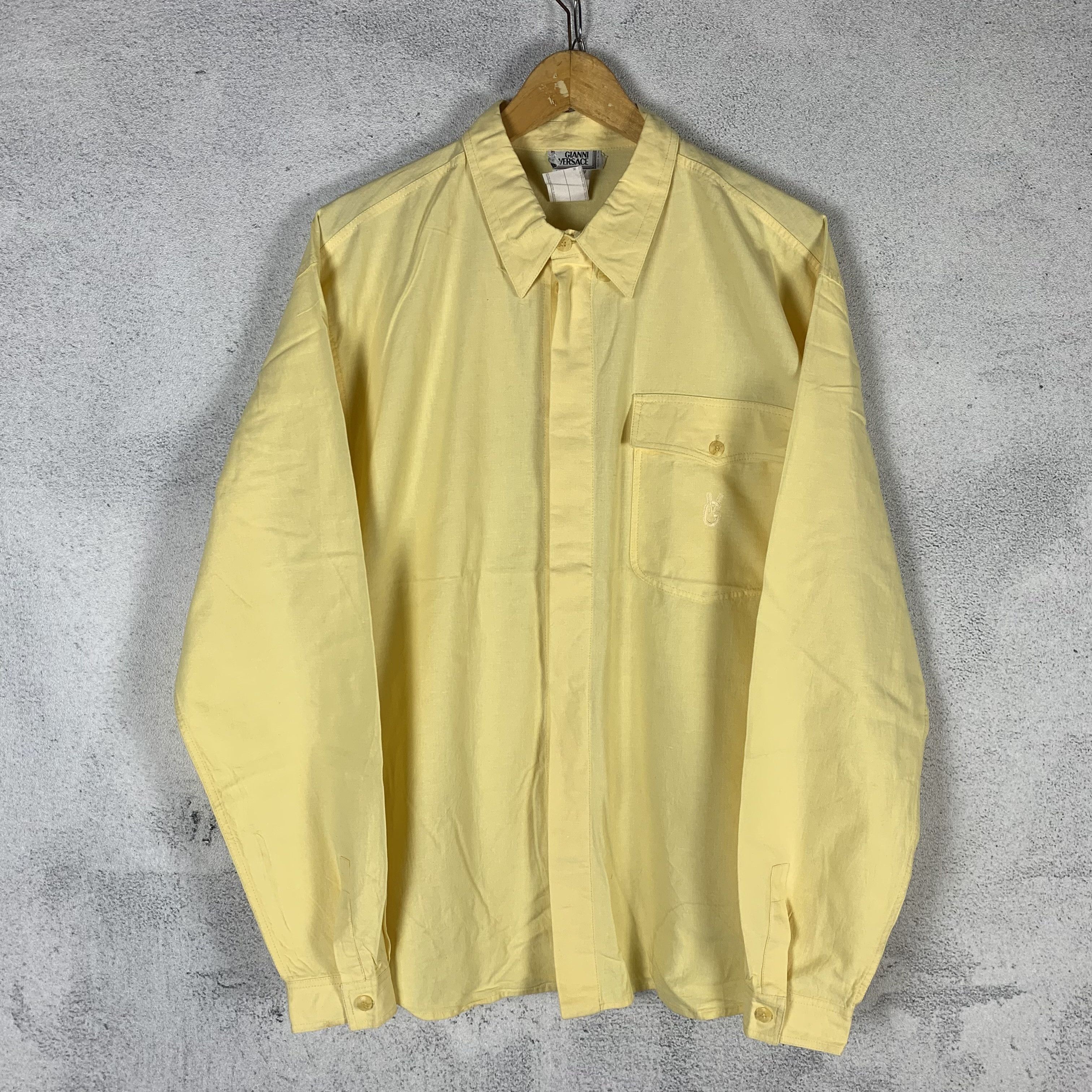 Versace Vintage 90s Gianni Versace Shirt Camicia Uomo Size US L / EU 52-54 / 3 - 1 Thumbnail