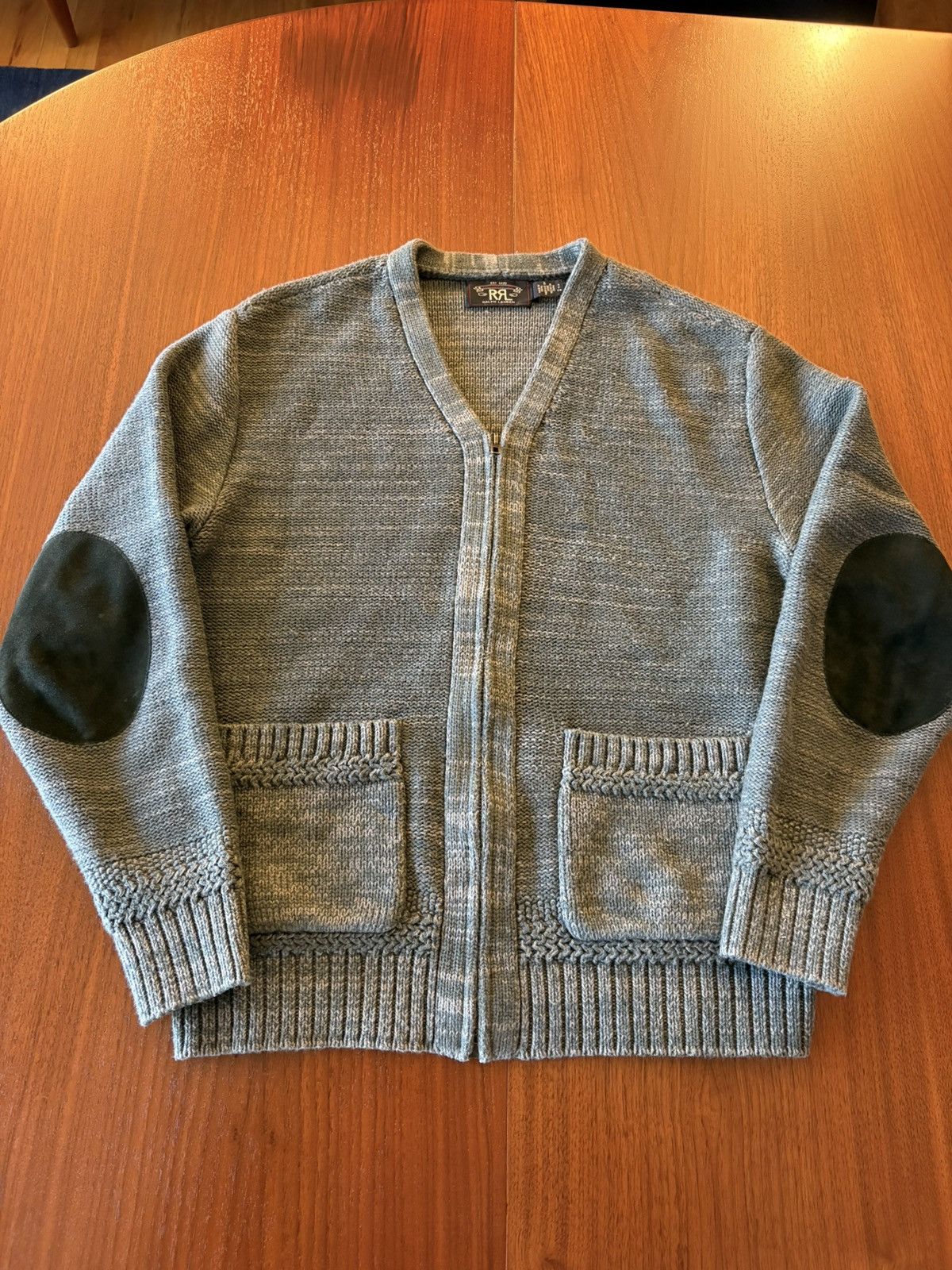 RRL Ralph Lauren RRL DOUBLE RL RALPH LAUREN ZIP CARDIGAN SIZE SMALL Size US S / EU 44-46 / 1 - 1 Thumbnail