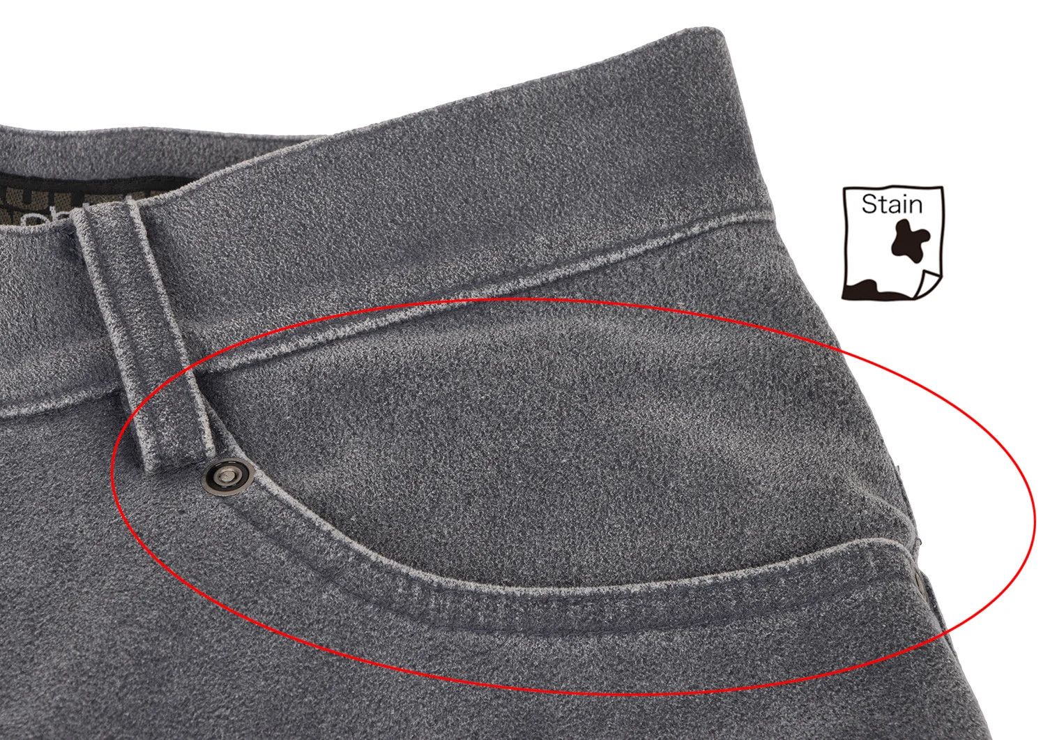 Jean Paul Gaultier Synthetic Suede Pants in Gray Size 52 Size US 36 / EU 52 - 4 Thumbnail