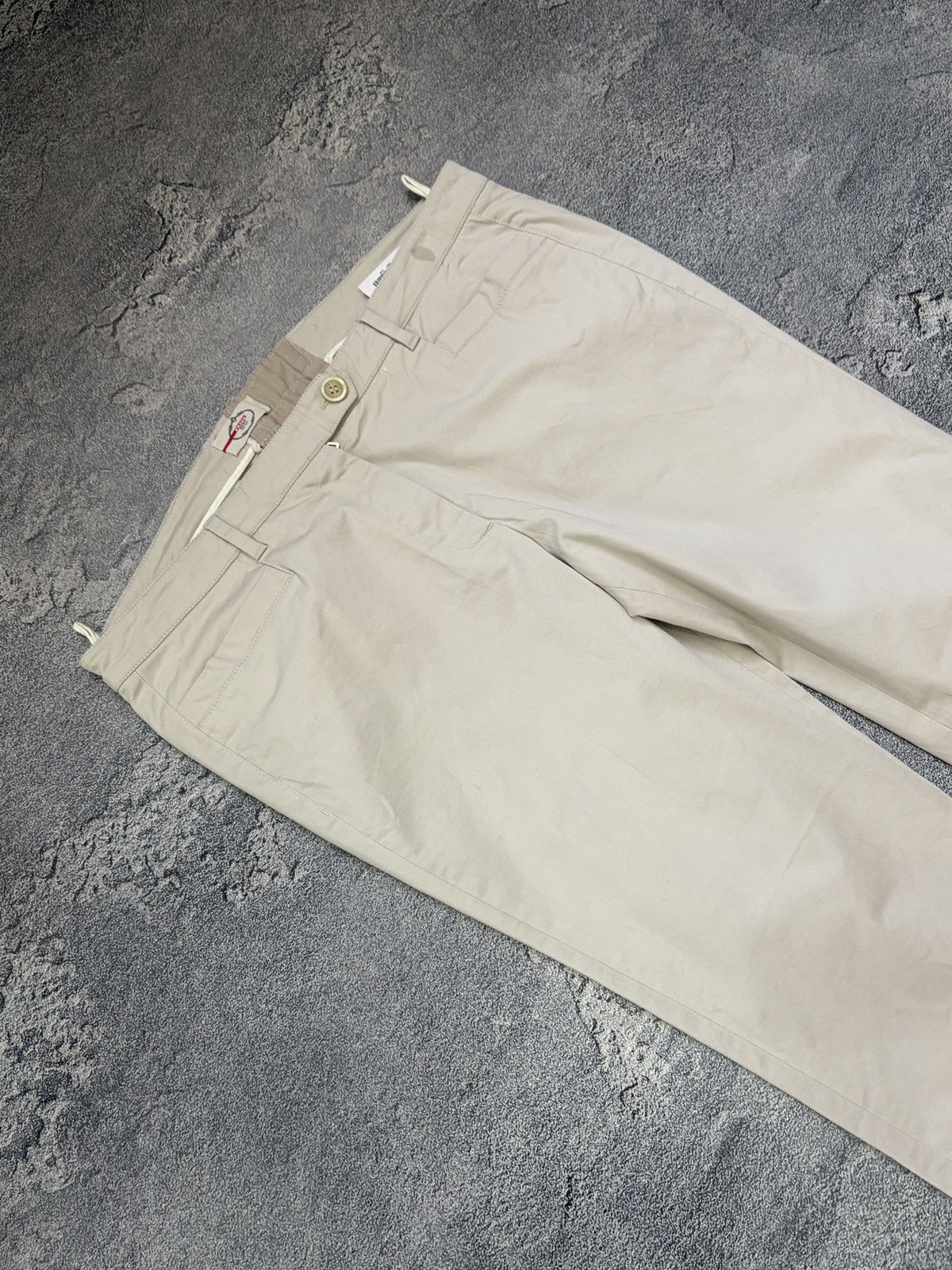 Prada PRADA Milano Beige Cotton Chino Designer Trousers IT 46 Size 32" / US 10 / IT 46 - 14 Thumbnail