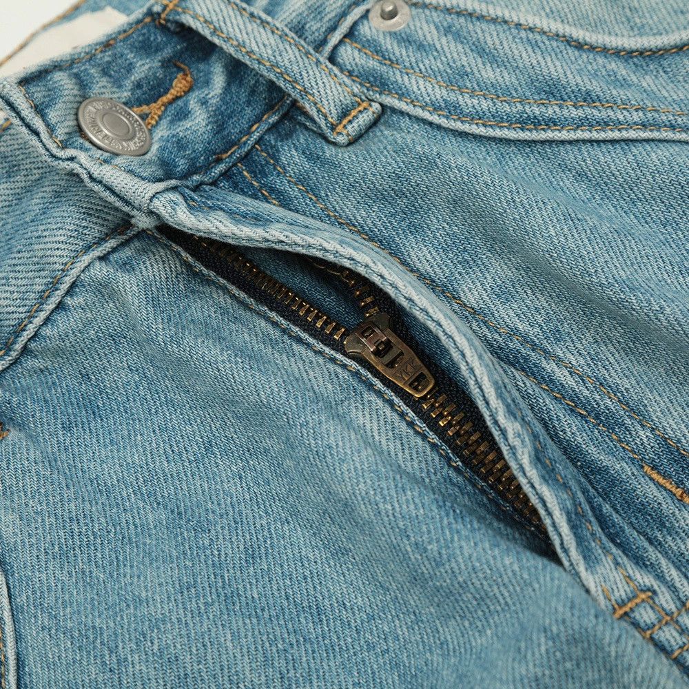 Jean Hip-hop men's loose stitching washed flared jeans Size US 32 / EU 48 - 4 Thumbnail