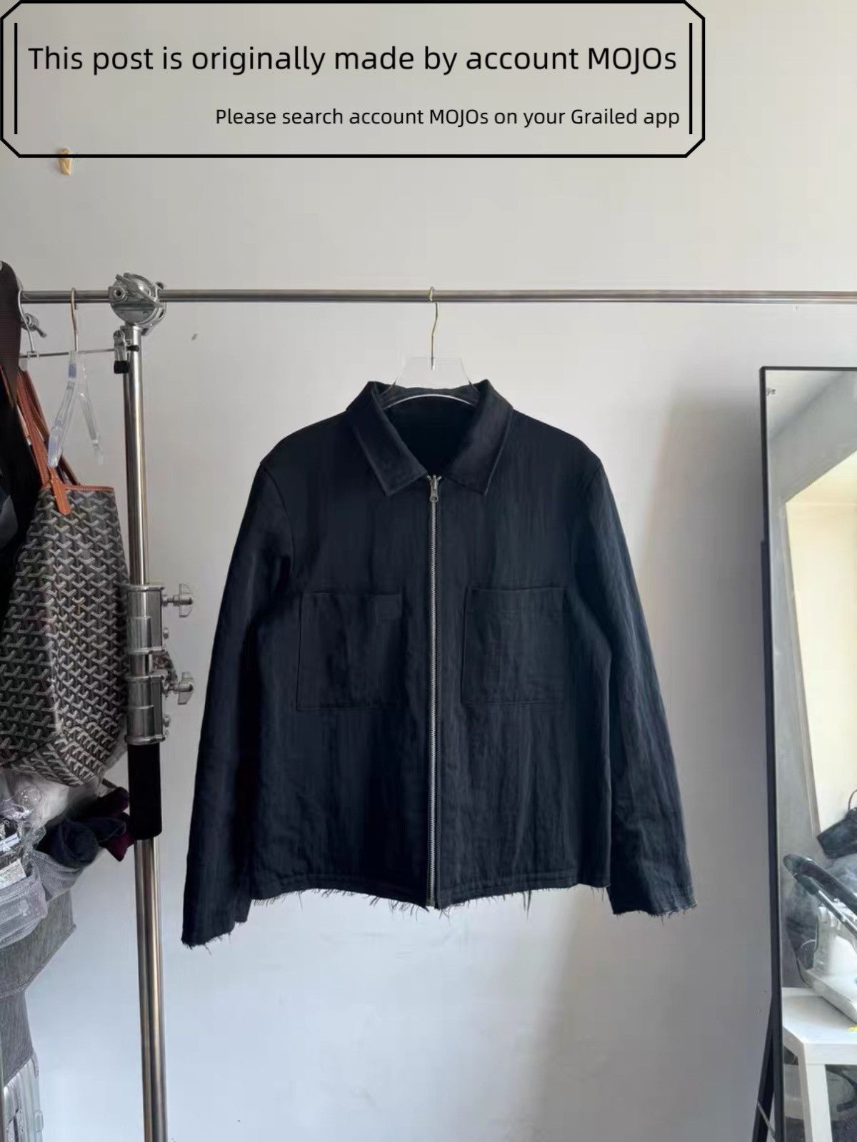 Comme des Garcons Homme Sz M Comme Des Garcons Homme Distressed Zip-up Jacket mojos6 Size US M / EU 48-50 / 2 - 3 Thumbnail
