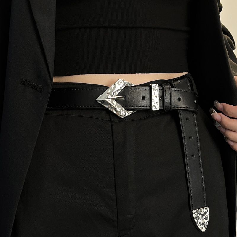 Designer Future Vintage Belt Riveted Belts Menswear Accessories Size ONE SIZE - 1 Thumbnail