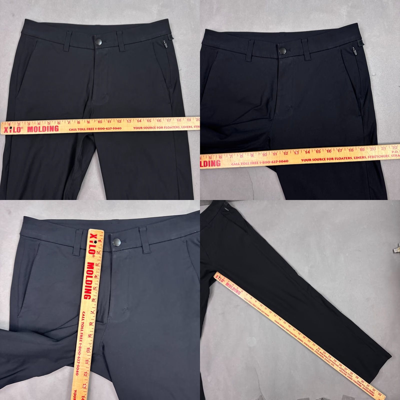Lululemon Lululemon Mens Pants 30x31 Black Commission Slim Commute Warpstreme Chino Straight Pocket 5-Pocket Size US 30 / EU 46 - 8 Thumbnail