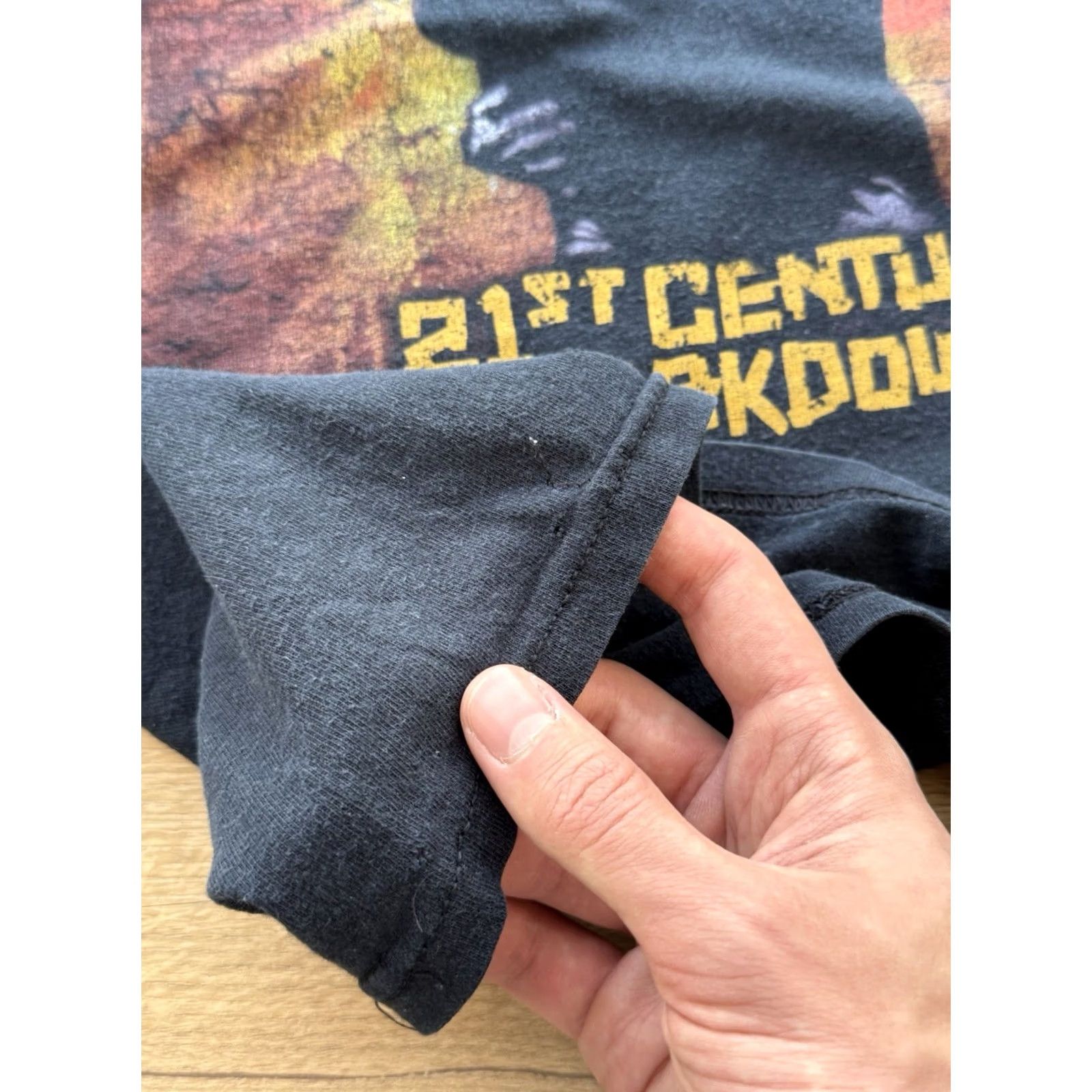 Gildan VINTAGE Green Day 21st Century Breakdown T-Shirt Gildan Size M Men Short Sleeve Graphic Print Black Cotton Rock Band Tee 90s Size US M / EU 48-50 / 2 - 6 Thumbnail