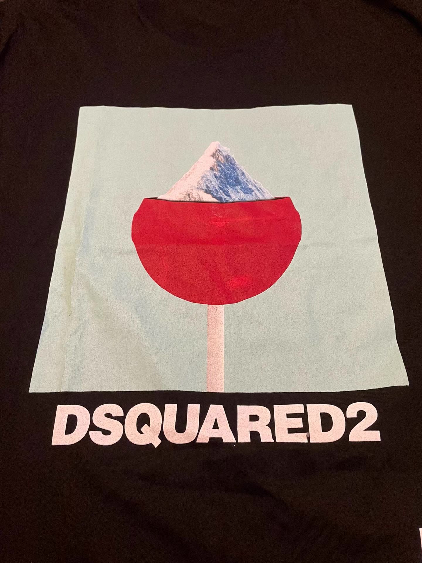 Dsquared2 DSquared2 (D2) Black Short Sleeve T-shirt. Size US XL / EU 56 / 4 - 2 Thumbnail