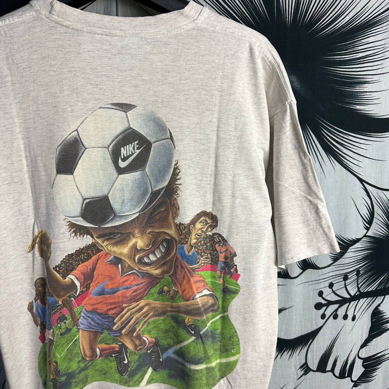 Nike Rare Vintage 90s Nike Ramblers S.C Big Graphic T-Shirt Size US XL / EU 56 / 4 - 8 Thumbnail