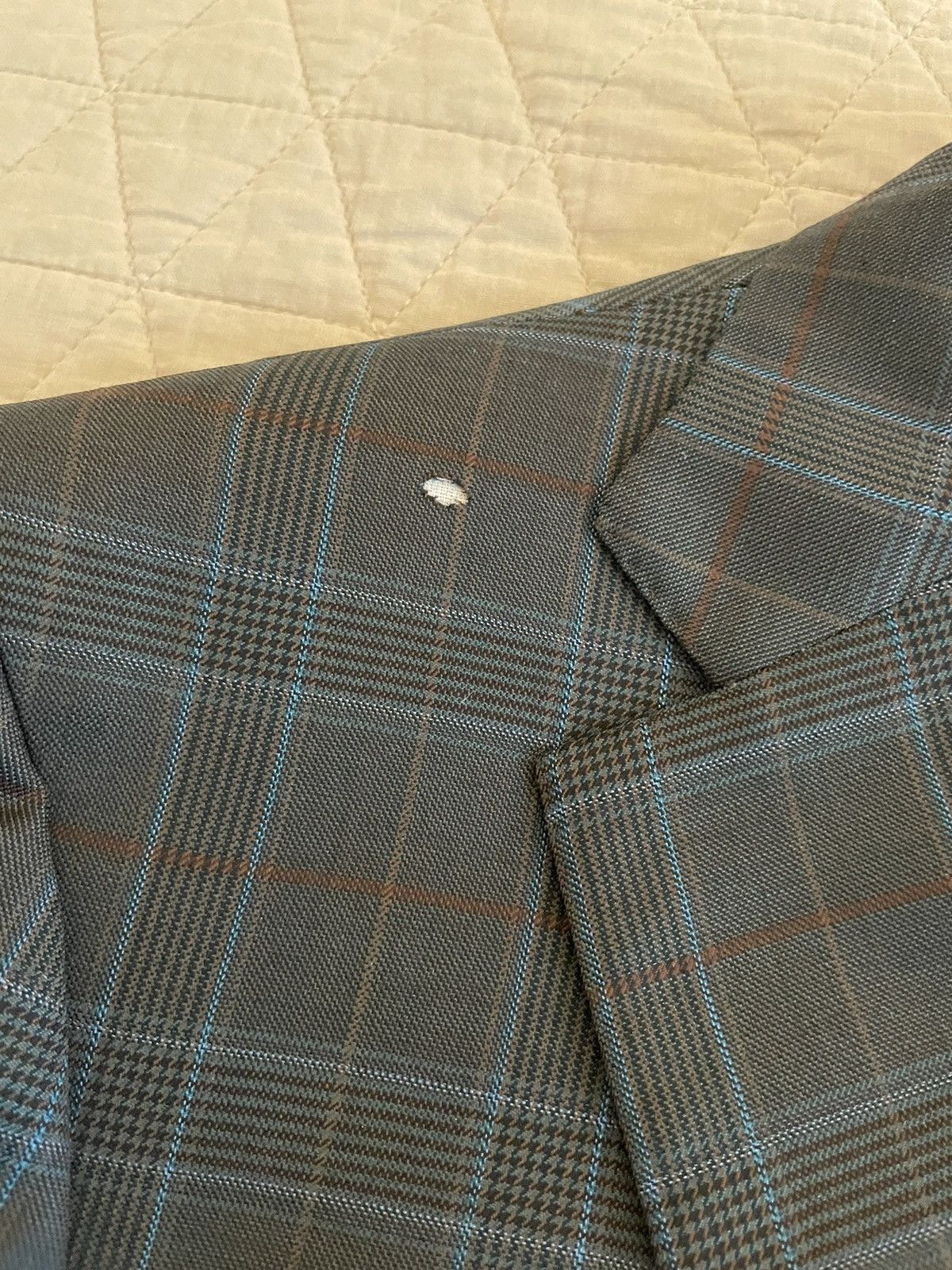 Isaia Super 120's Wool Plaid Sport Coat Size 40S - 12 Thumbnail