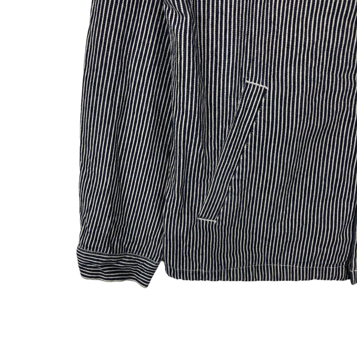 Japanese Brand 🔥90’s VINTAGE HIKORY CHORE JACKET GU JAPAN ISSEY MIYAKE Size US M / EU 48-50 / 2 - 3 Thumbnail