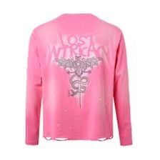 LOST INTRICACY Lost Intricacy Pink Angel LS Tee Size US XXL / EU 58 / 5 - 2 Thumbnail