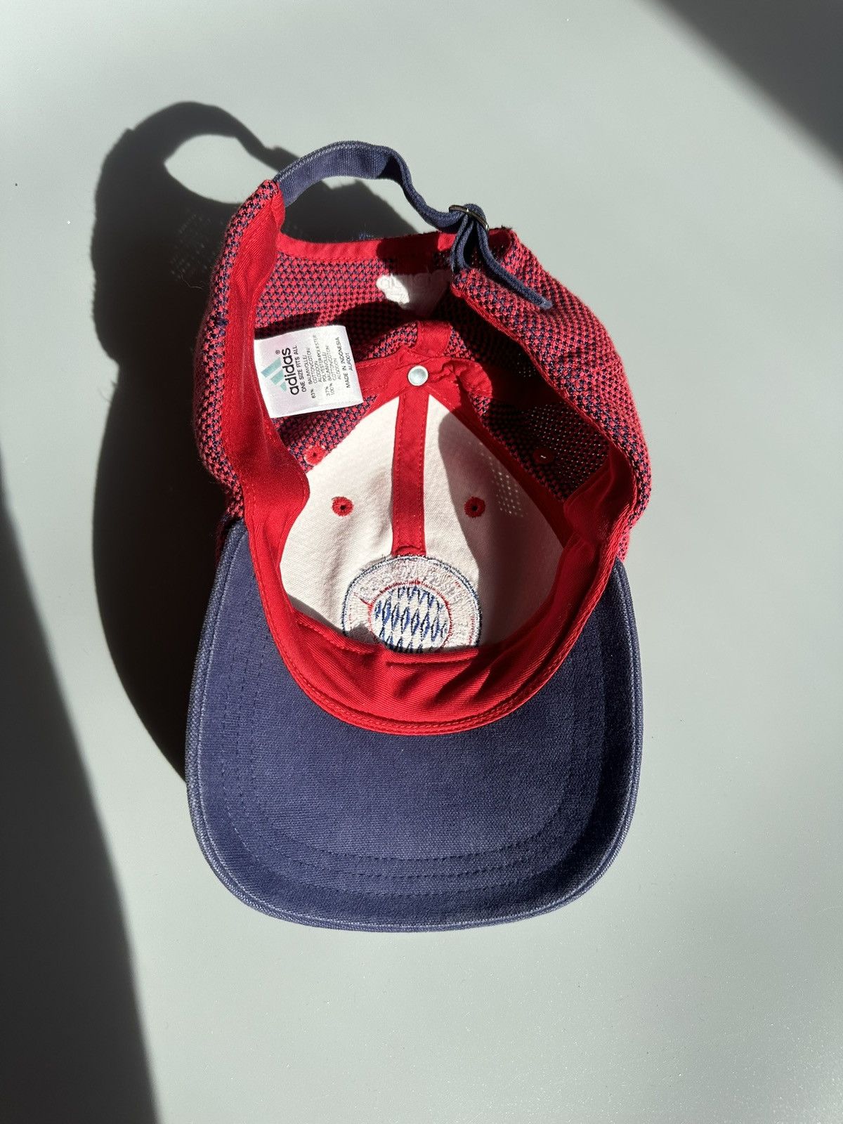 Adidas Adidas Vintage Bayern Munchen Y2k Drill Denim Cap Soccer Hat Size ONE SIZE - 2 Thumbnail