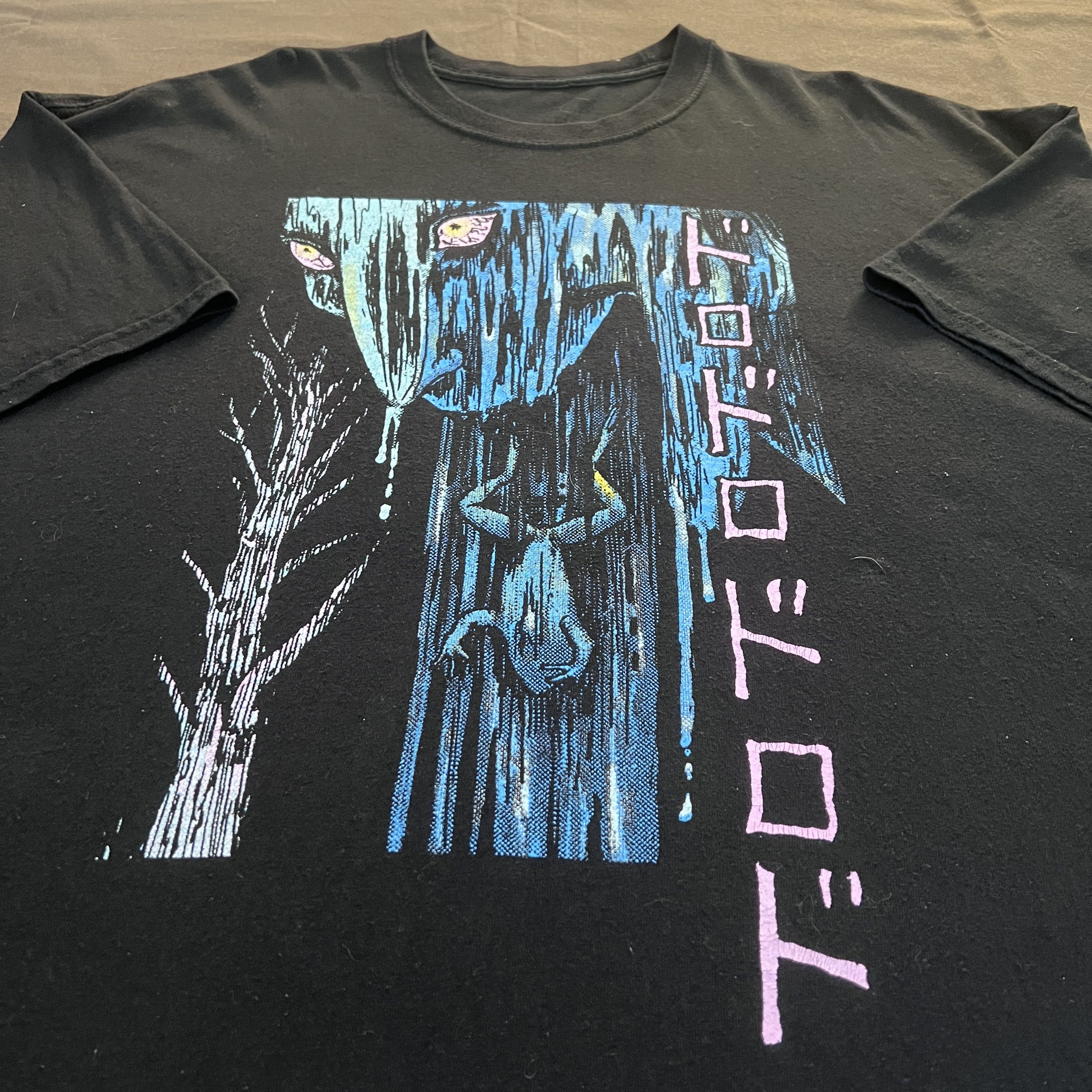 Anime × Cartoon Network × Japanese Brand Junji Ito collection Japanese Horror Anime Emo Tee 2XL Size US XXL / EU 58 / 5 - 1 Thumbnail