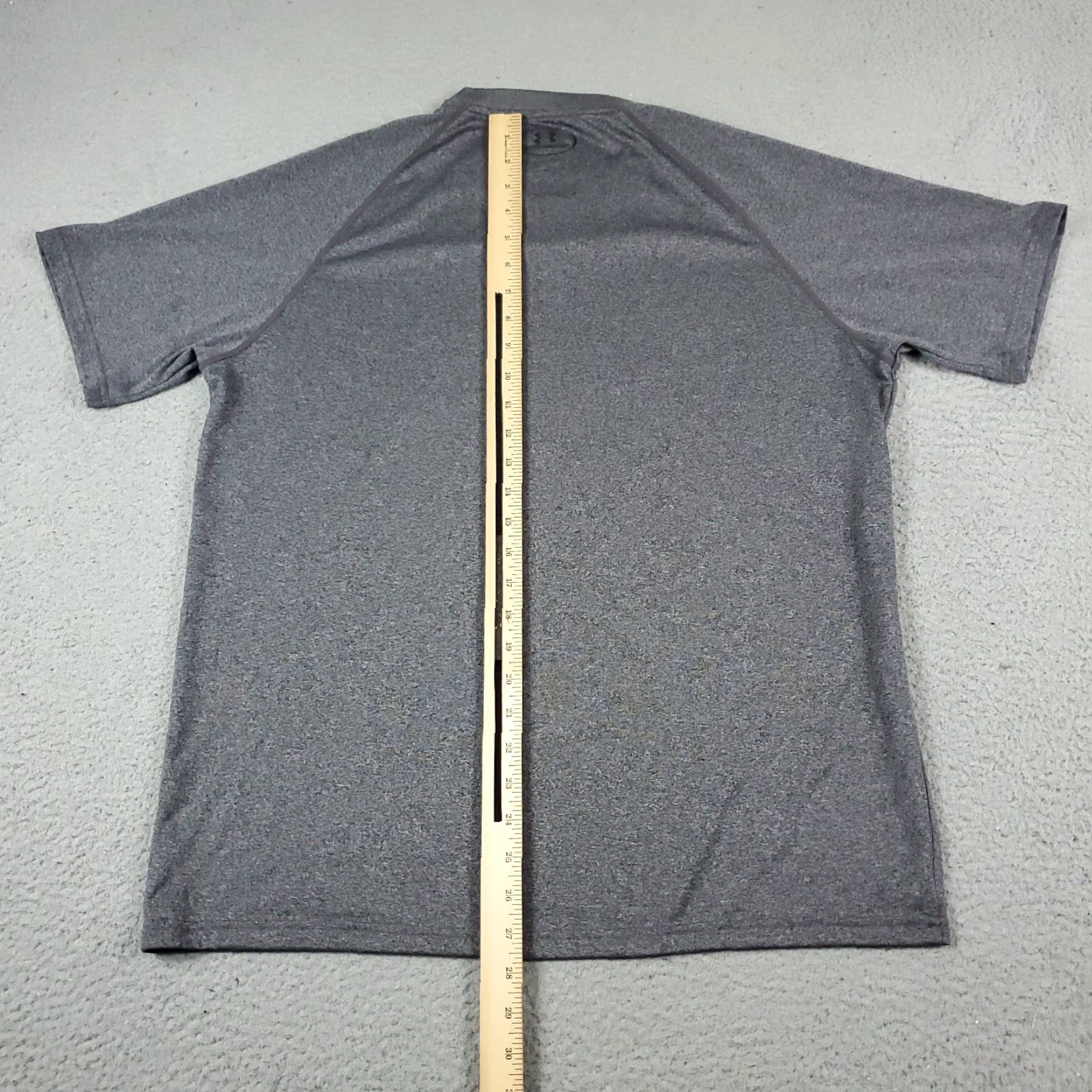 Under Armour Under Armour T Shirt Mens Large Gray HeatGear Active Work Out Gym Logo Regular Shirt - Under Armour HeatGear Size US L / EU 52-54 / 3 - 4 Thumbnail