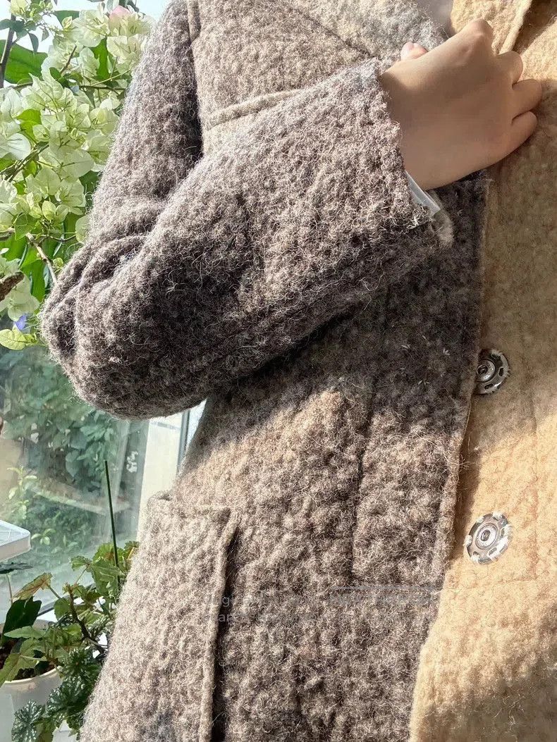 Comme des Garcons Comme des Garçons Colorblock Felt Coat. Size US XS / EU 42 / 0 - 4 Thumbnail