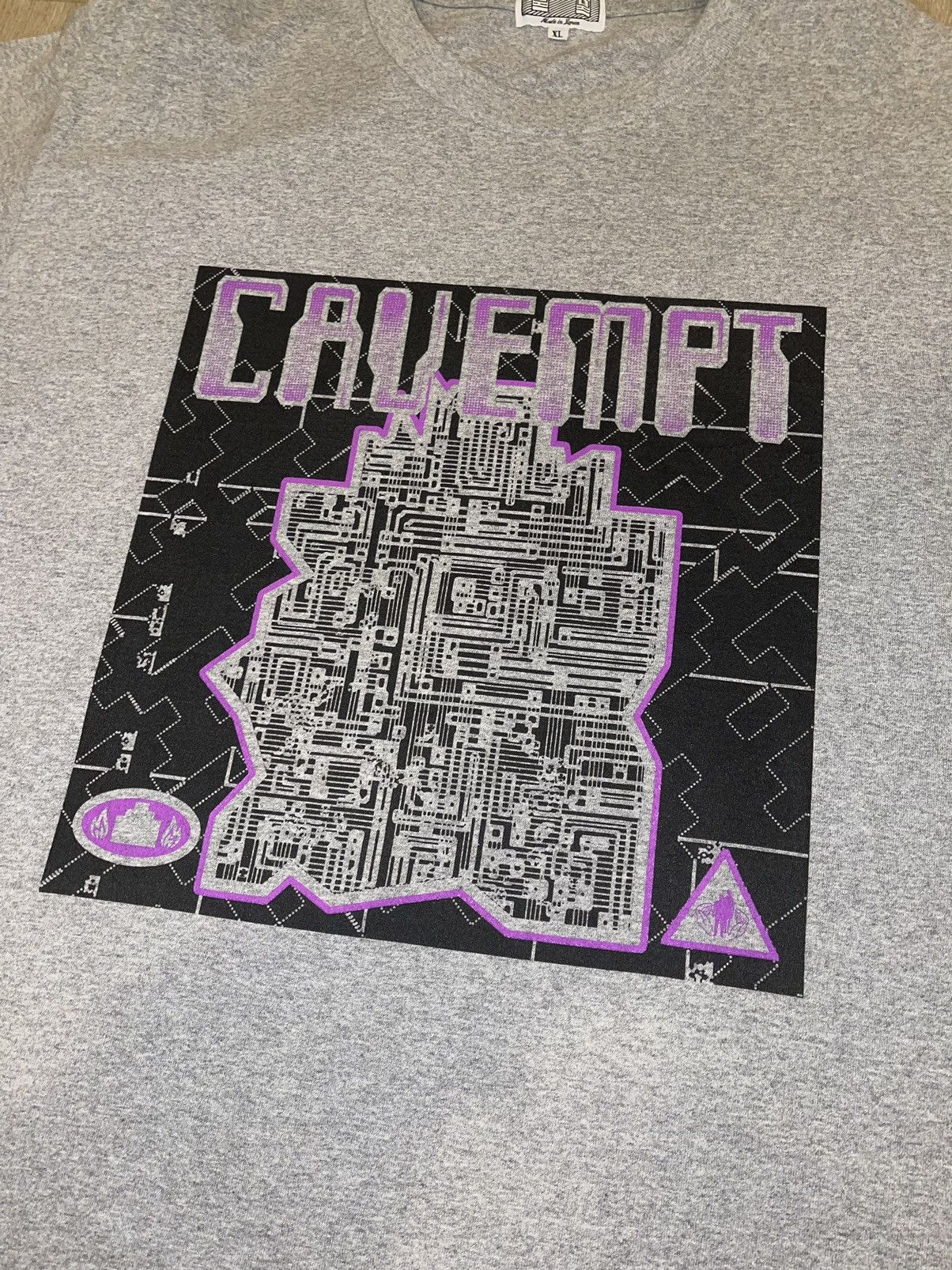 image of Cav Empt Tee in Grey, Men's (Size XL)